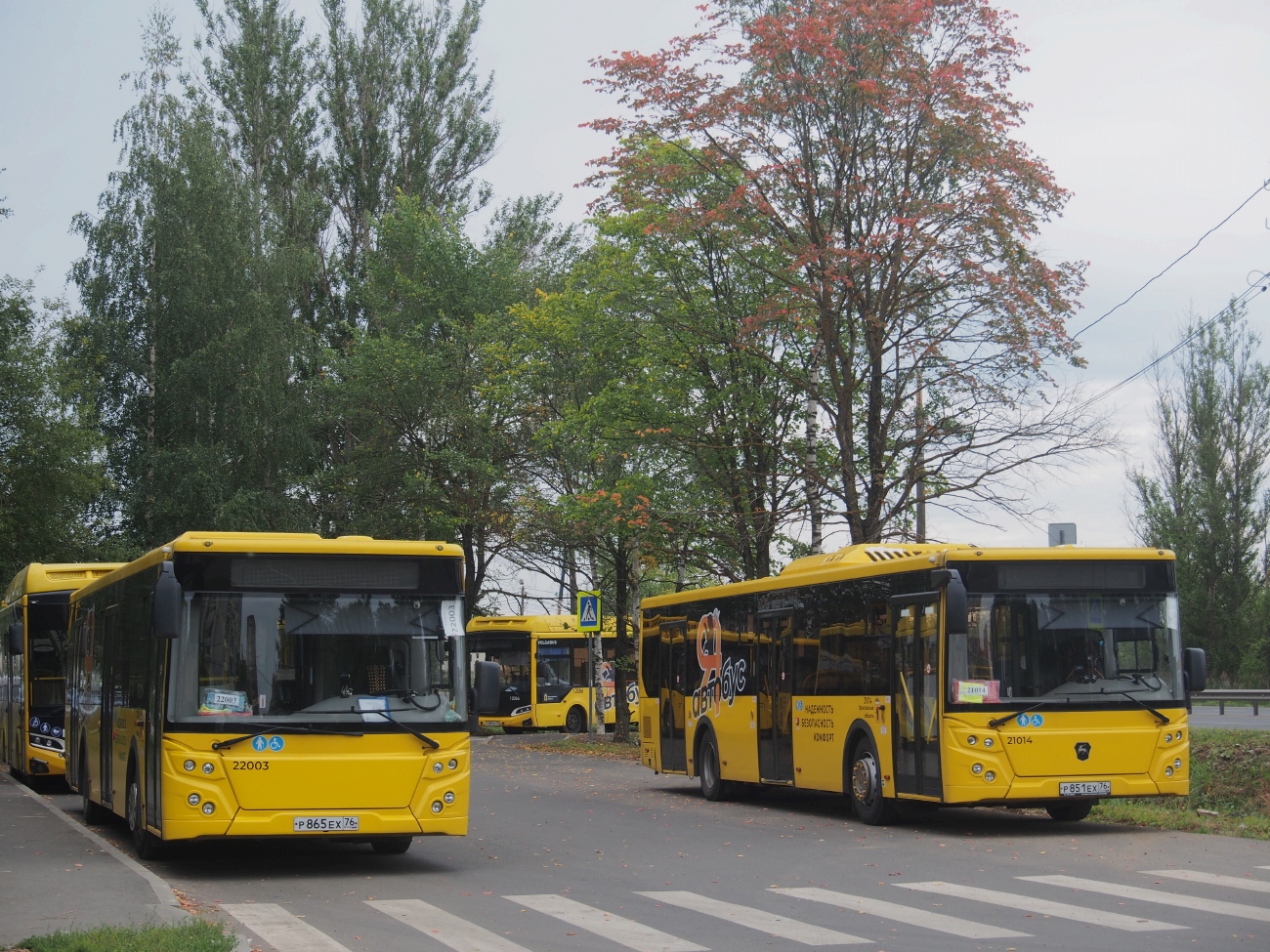 Jaroslavlská oblast, LiAZ-5292.65 č. 22003; Jaroslavlská oblast, LiAZ-5292.65 č. 21014