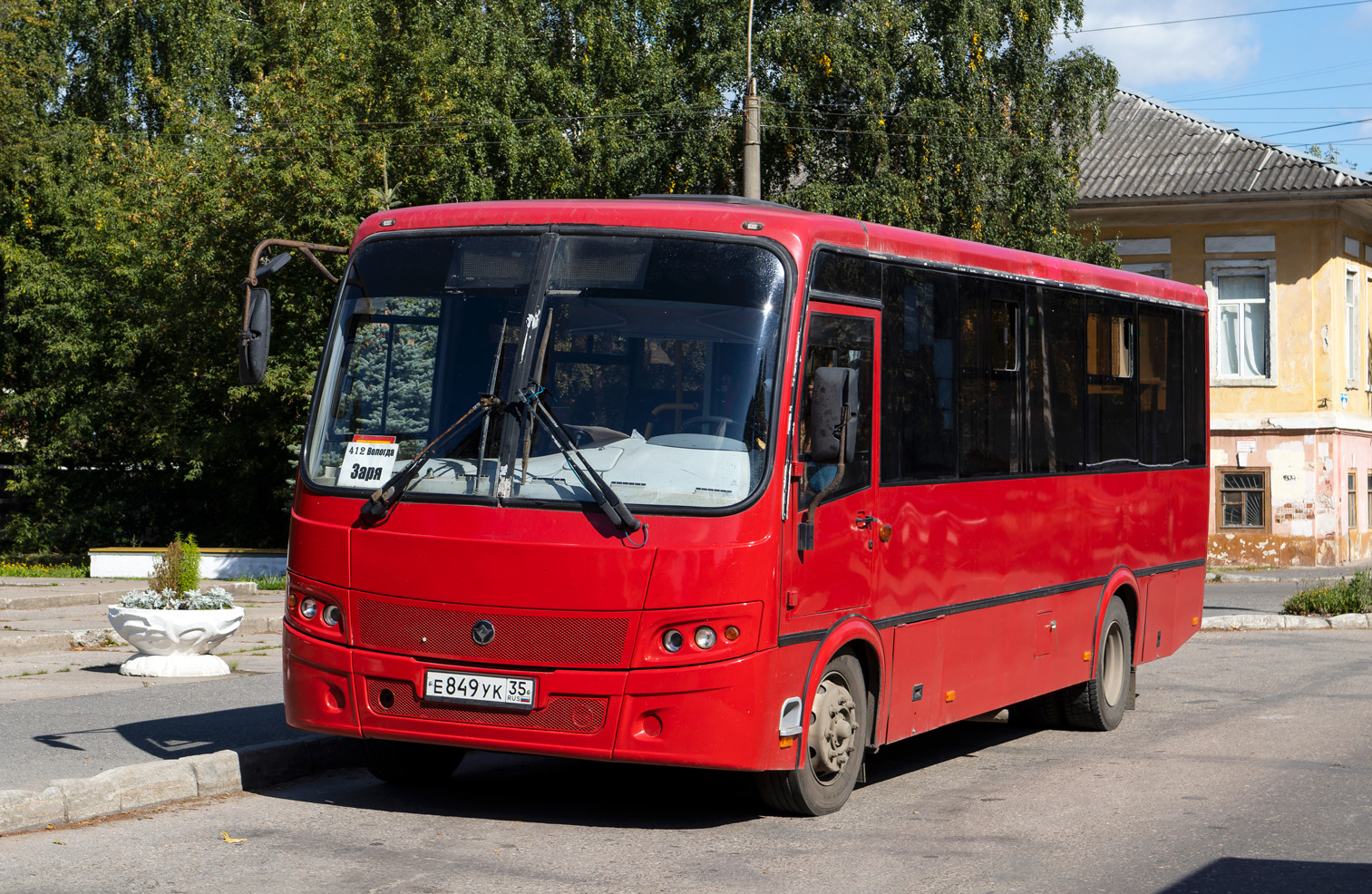 Вологодская область, ПАЗ-320412-05 "Вектор" № Е 849 УК 35