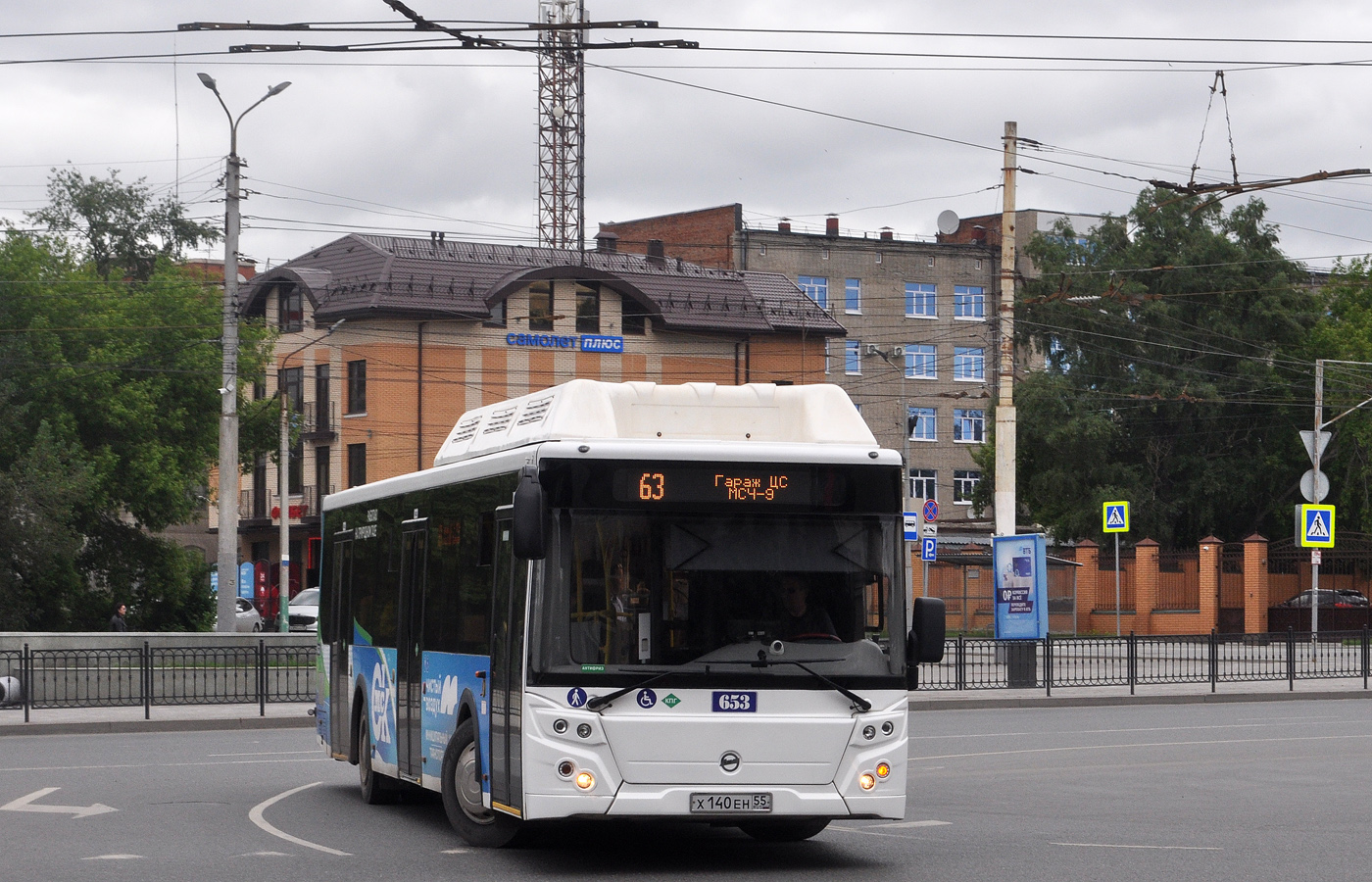 Omsk region, LiAZ-5292.67 (CNG) № 653