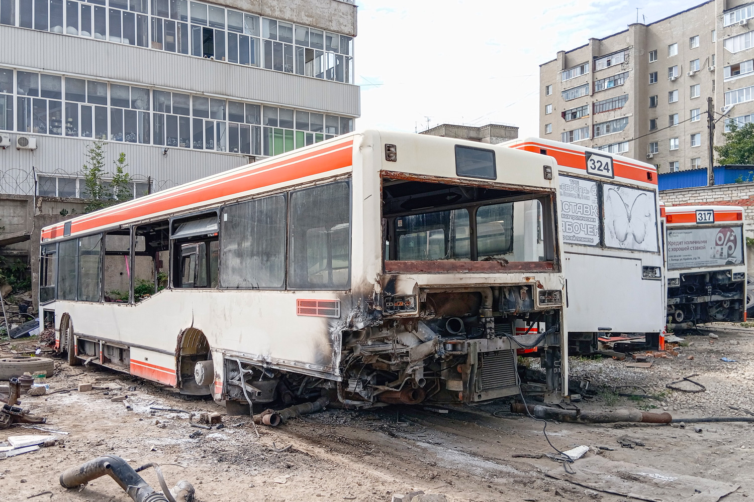 Липецкая область, Mercedes-Benz O405N2 № Н 116 РТ 48