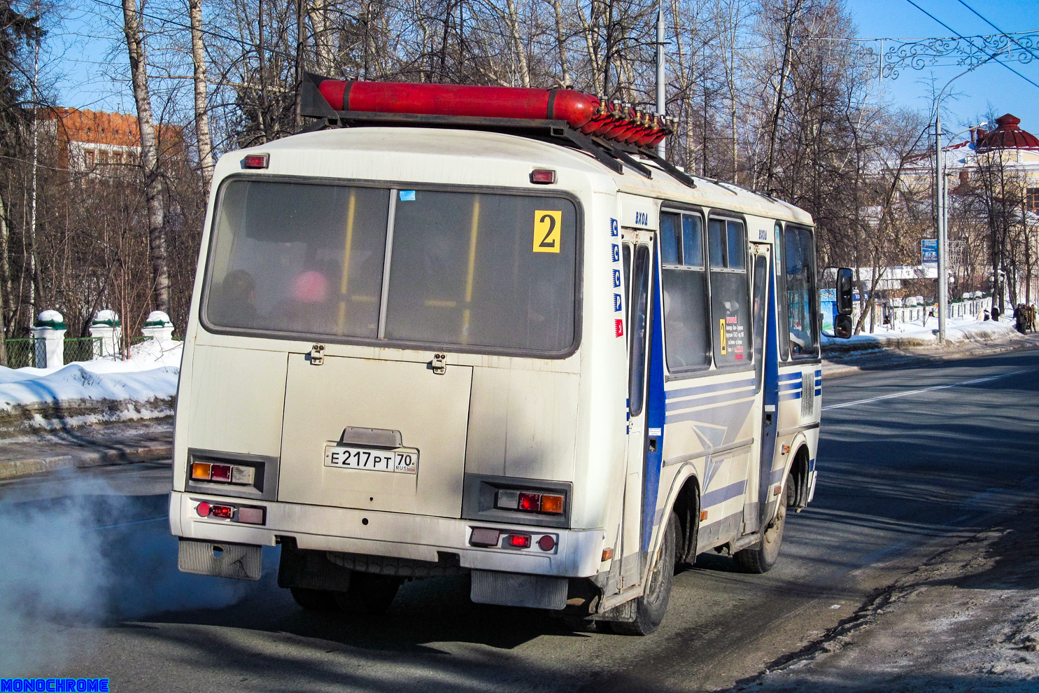 Томская область, ПАЗ-32054 № Е 217 РТ 70