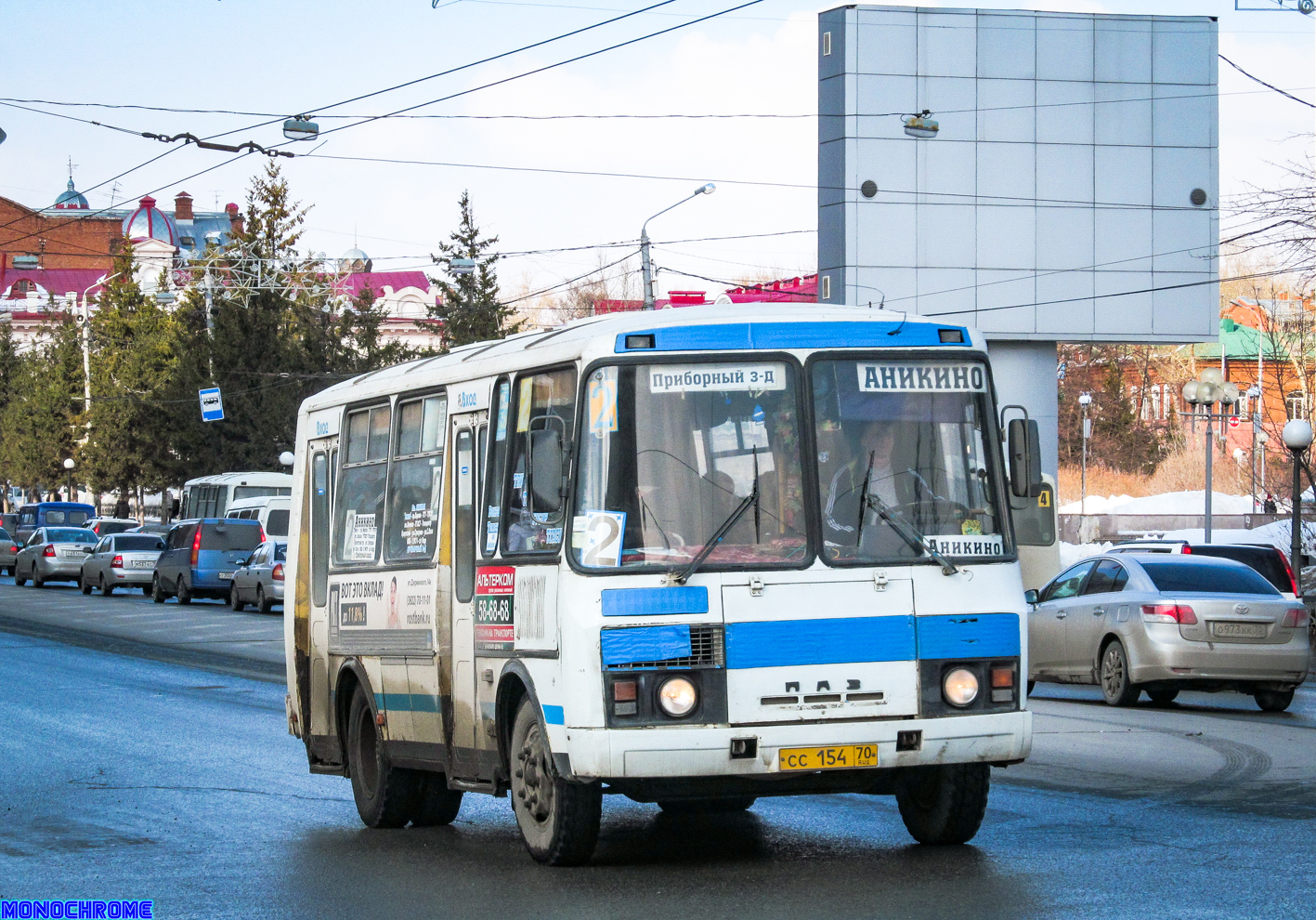 Томская область, ПАЗ-32054 № СС 154 70