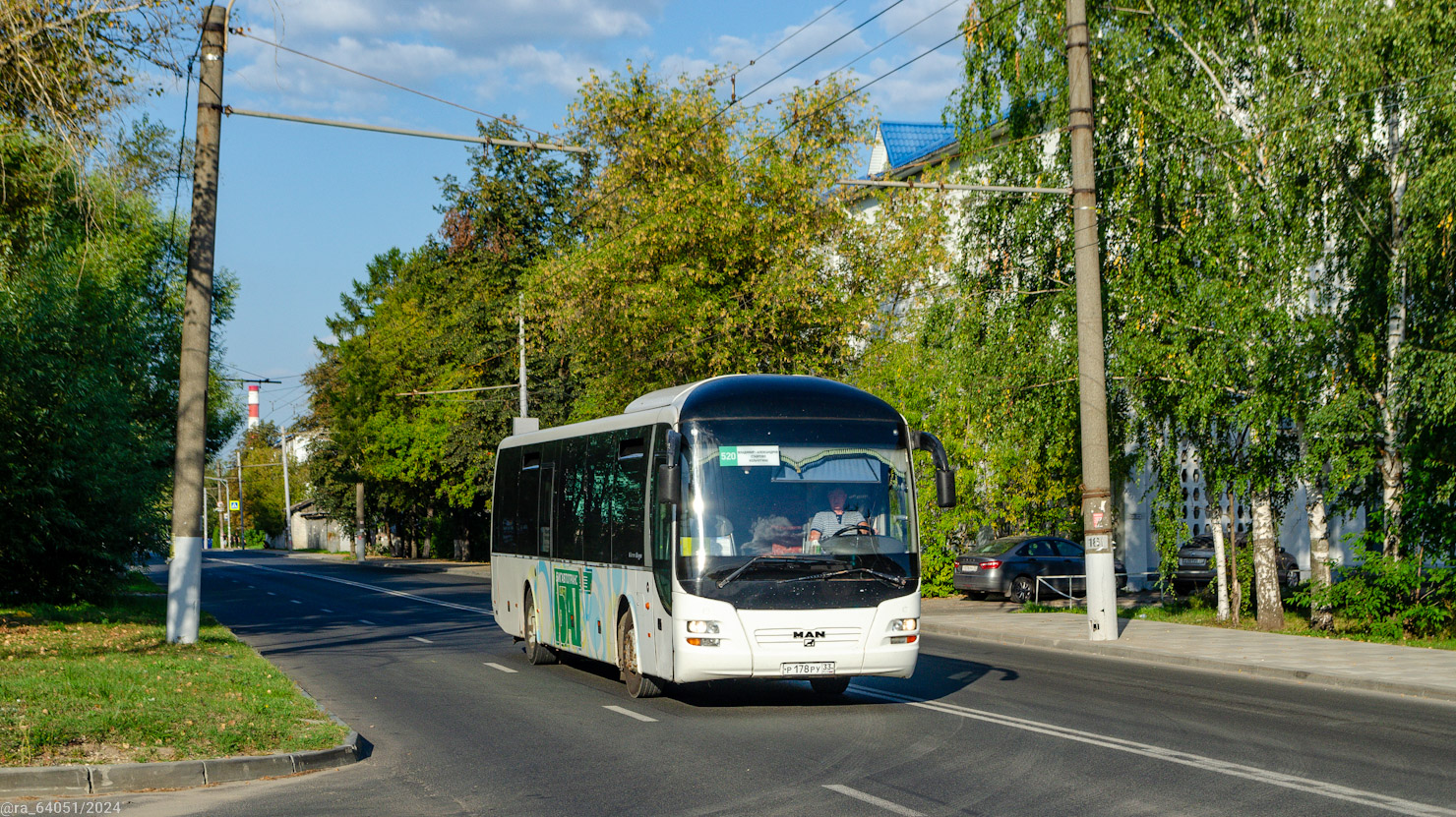 Владимирская область, MAN R12 Lion's Regio ÜL314 № Р 178 РУ 33