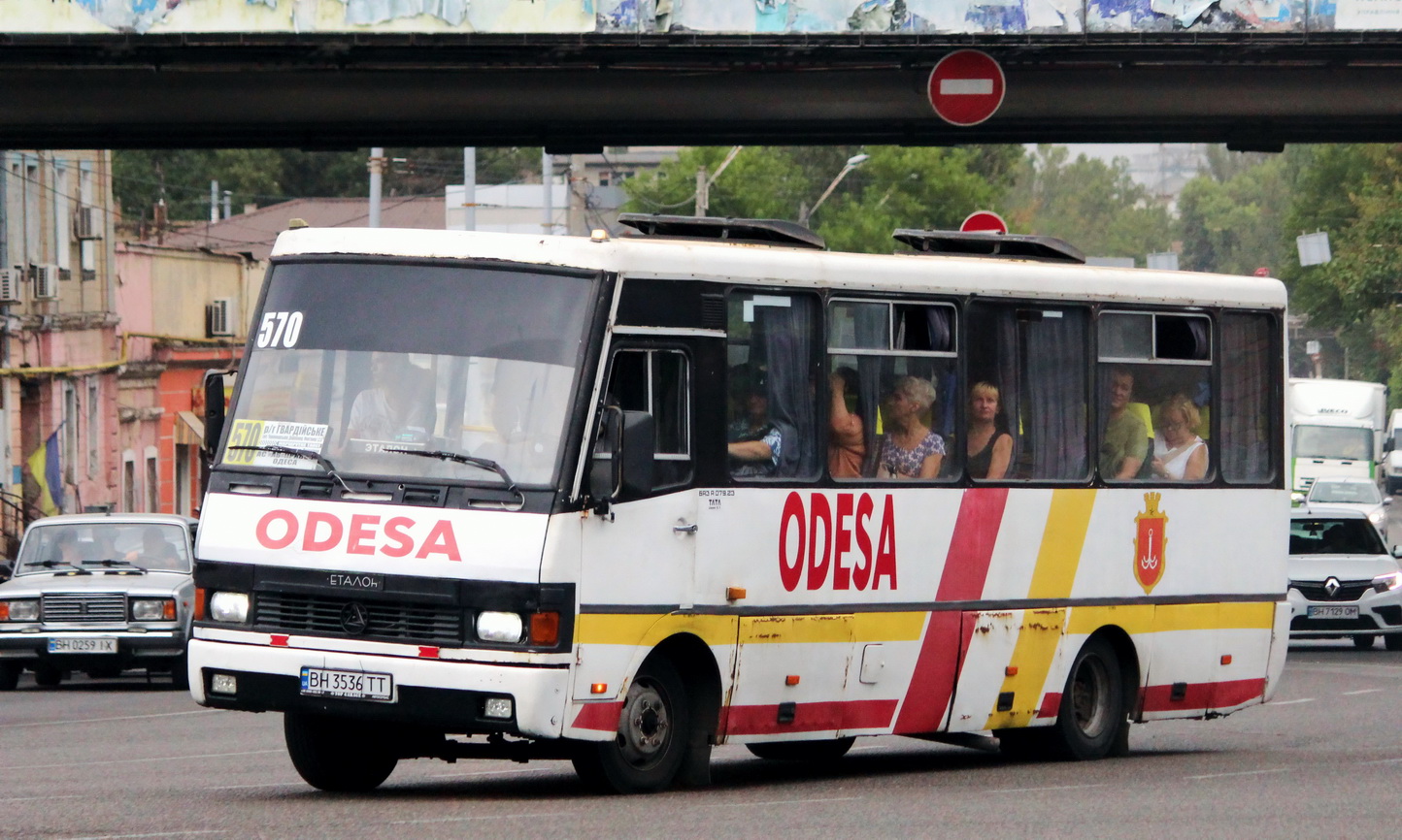 Одесская область, БАЗ-А079.23 "Мальва" № BH 3536 TT