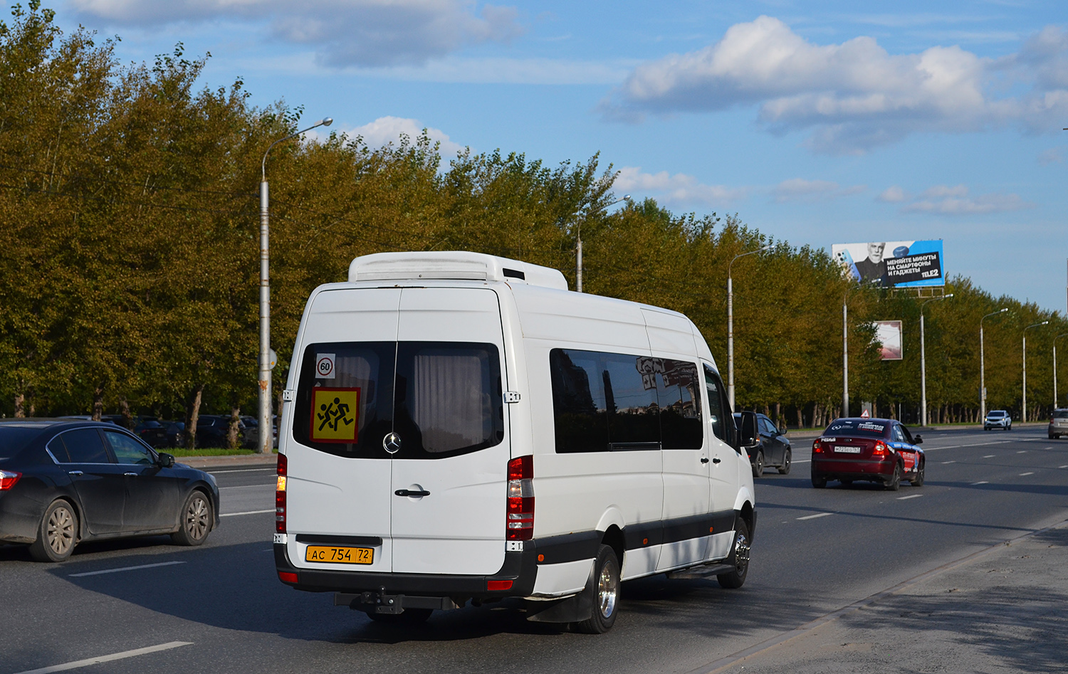 Тюменская область, Луидор-223602 (MB Sprinter) № АС 754 72