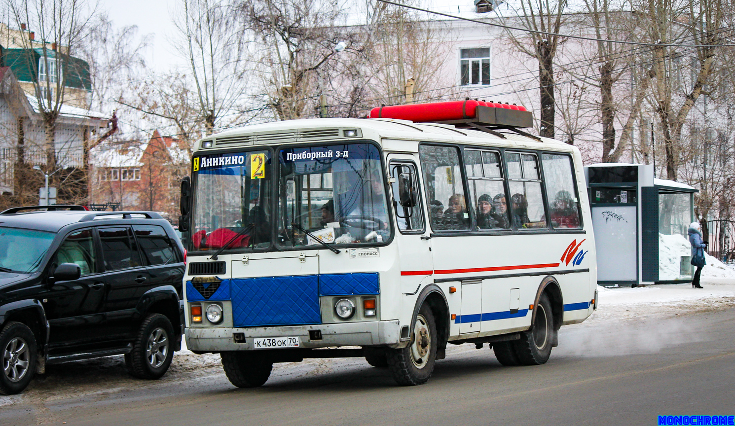 Томская область, ПАЗ-32054 № К 438 ОК 70