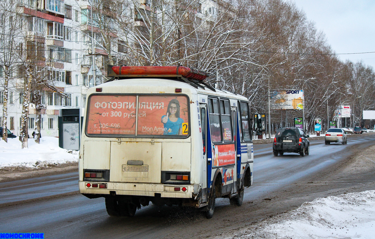Томская область, ПАЗ-32054 № Е 217 РТ 70