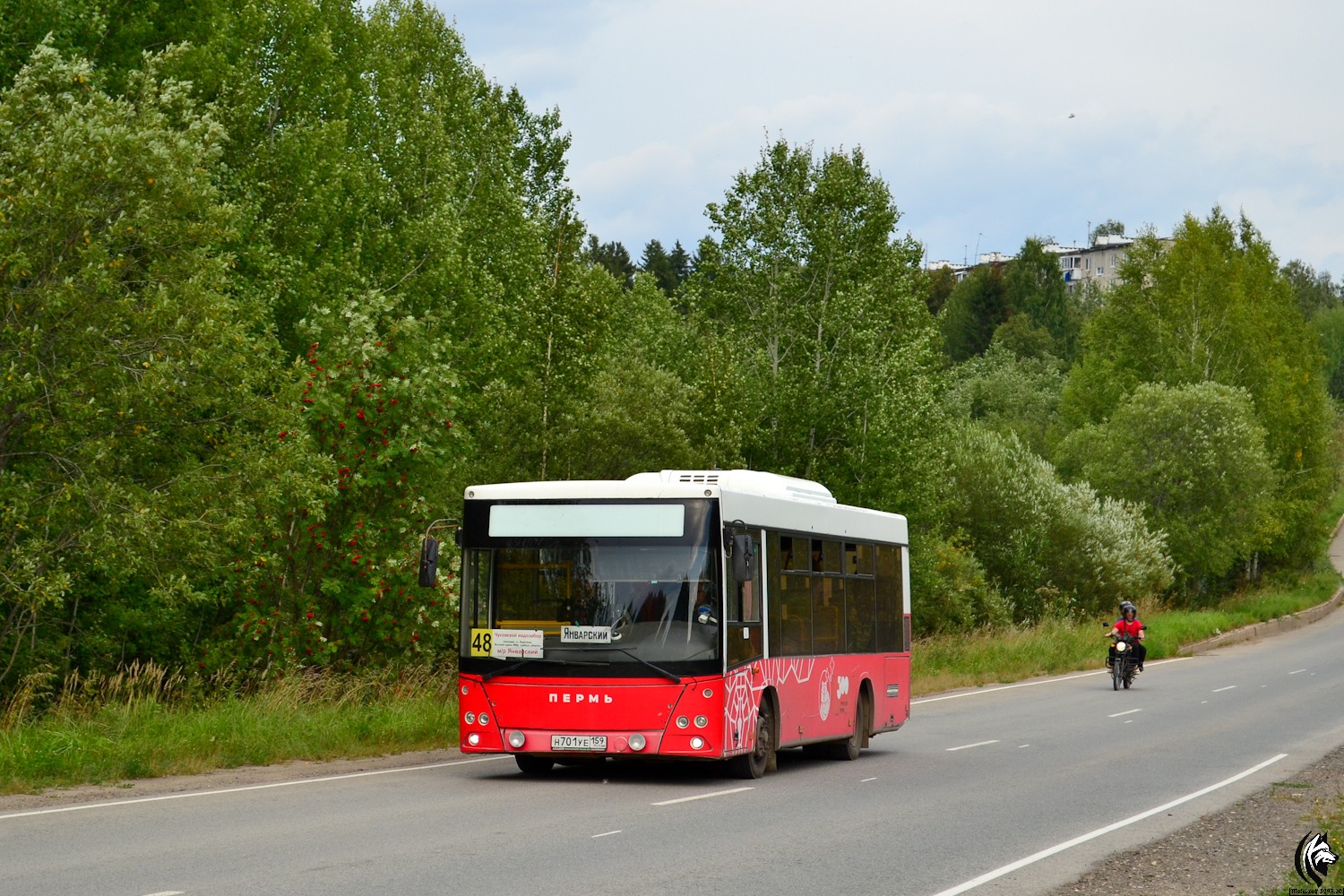 Пермский край, МАЗ-206.086 № Н 701 УЕ 159