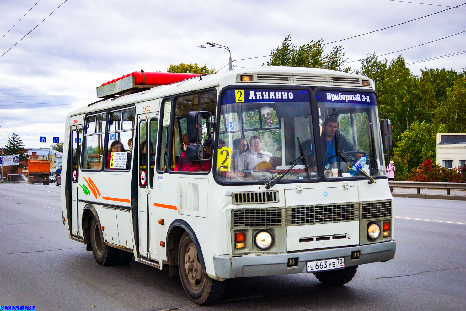 Томская область, ПАЗ-32054 № Е 663 УВ 70