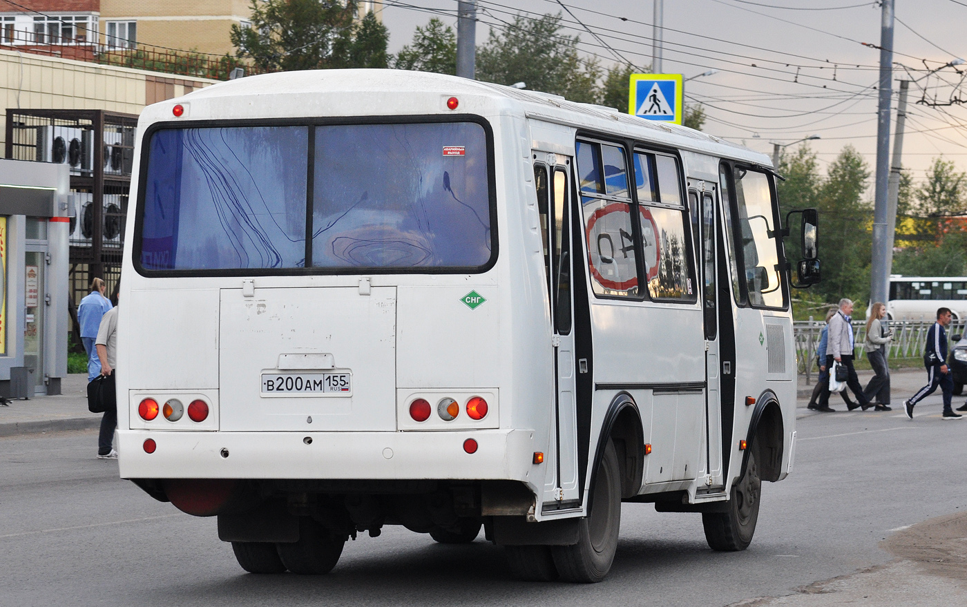 Омская область, ПАЗ-32054 № В 200 АМ 155