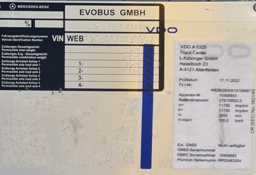 Австрия, Mercedes-Benz Citaro C2 K № 1039