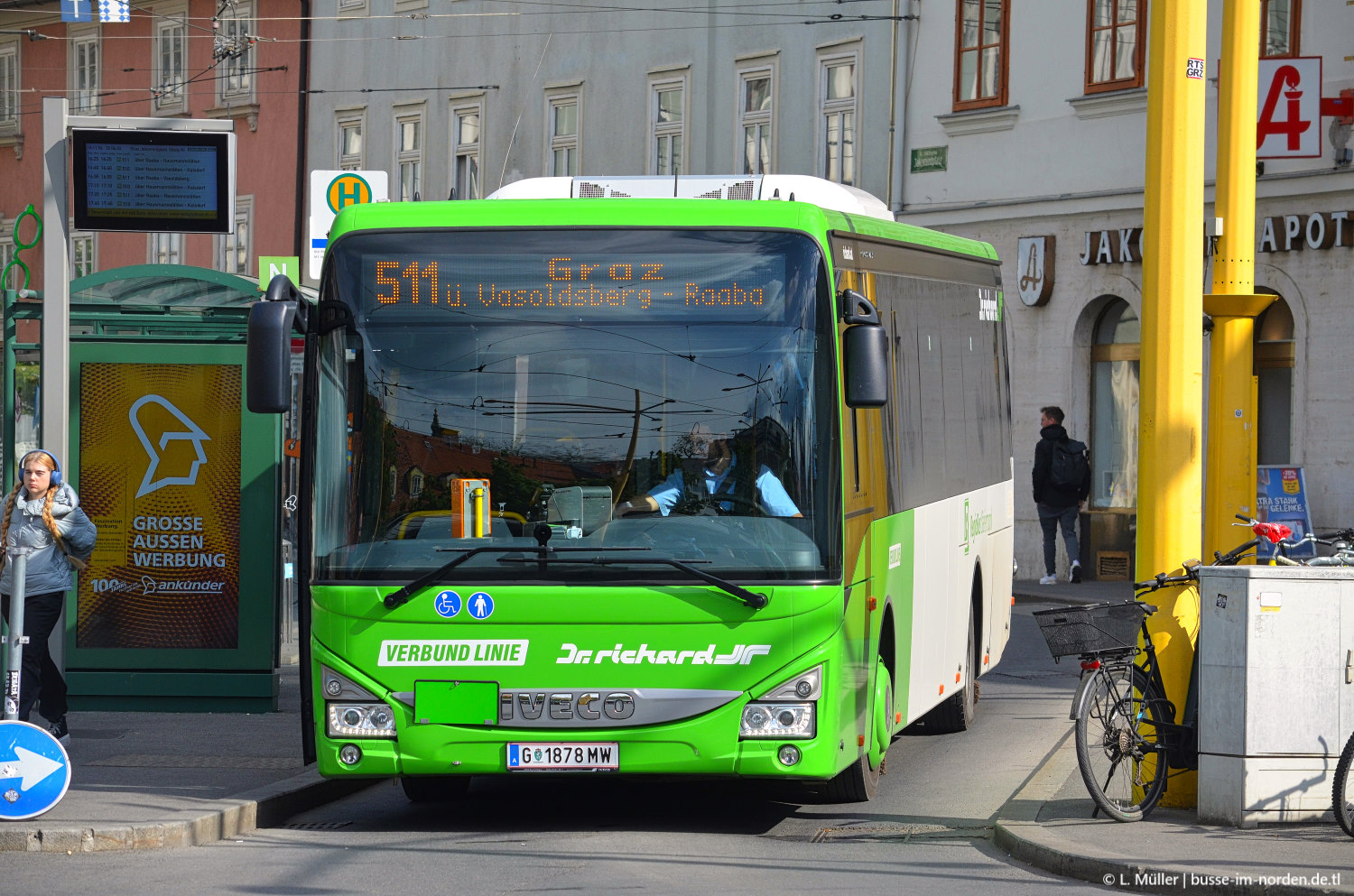 Австрия, IVECO Crossway LE LINE 12M № 4487