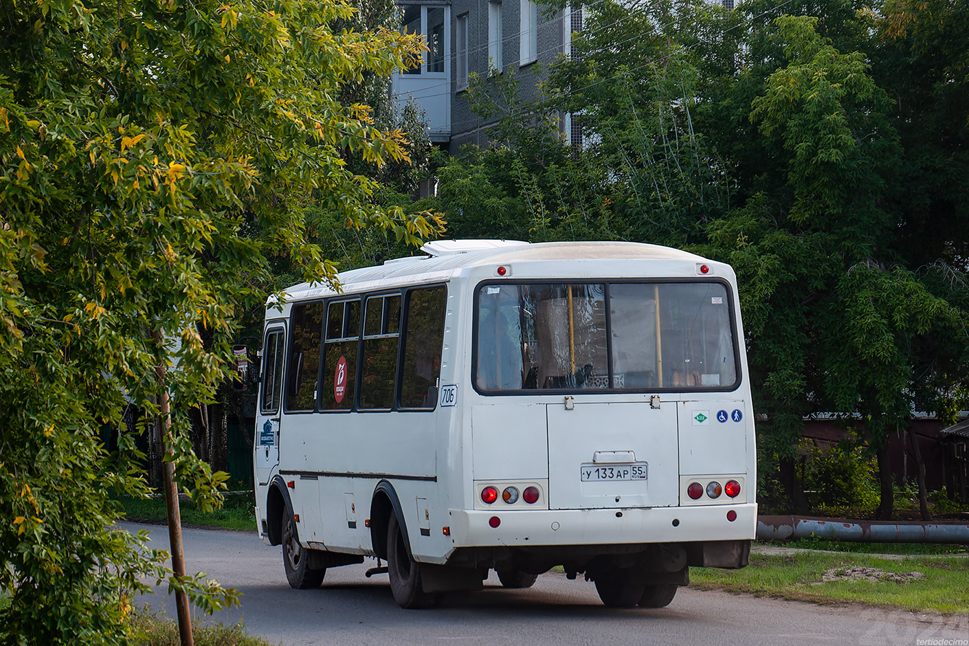 Omsk region, VSA3033 (PAZ-32054) Nr. 706