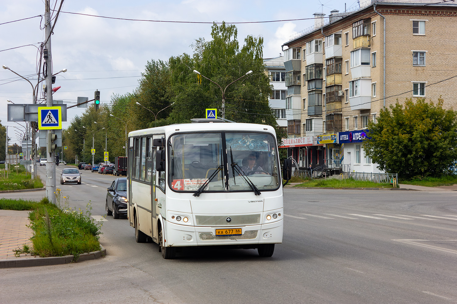 Свердловская область, ПАЗ-320412-04 "Вектор" № КА 677 66