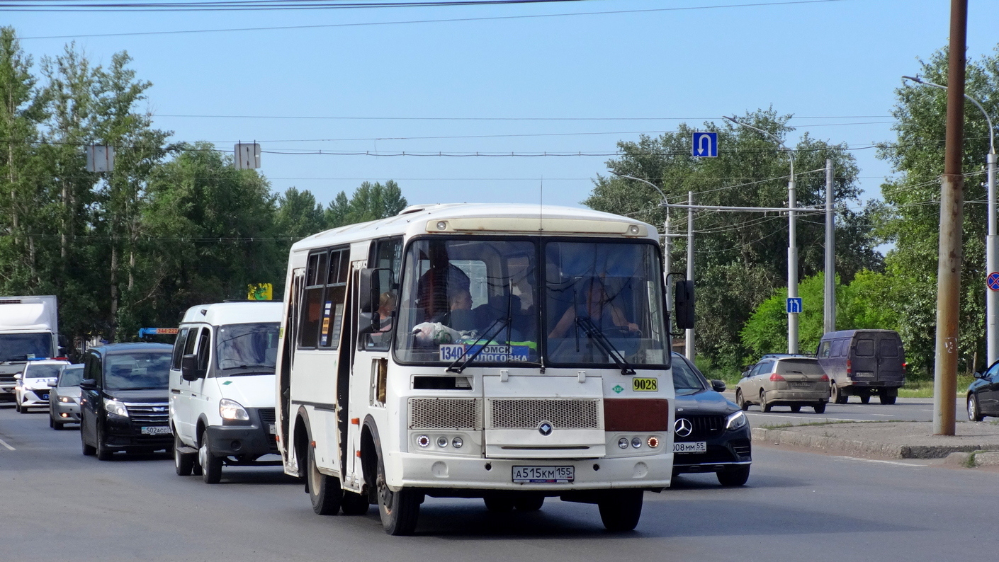 Омская область, ПАЗ-320540-12 № 9028