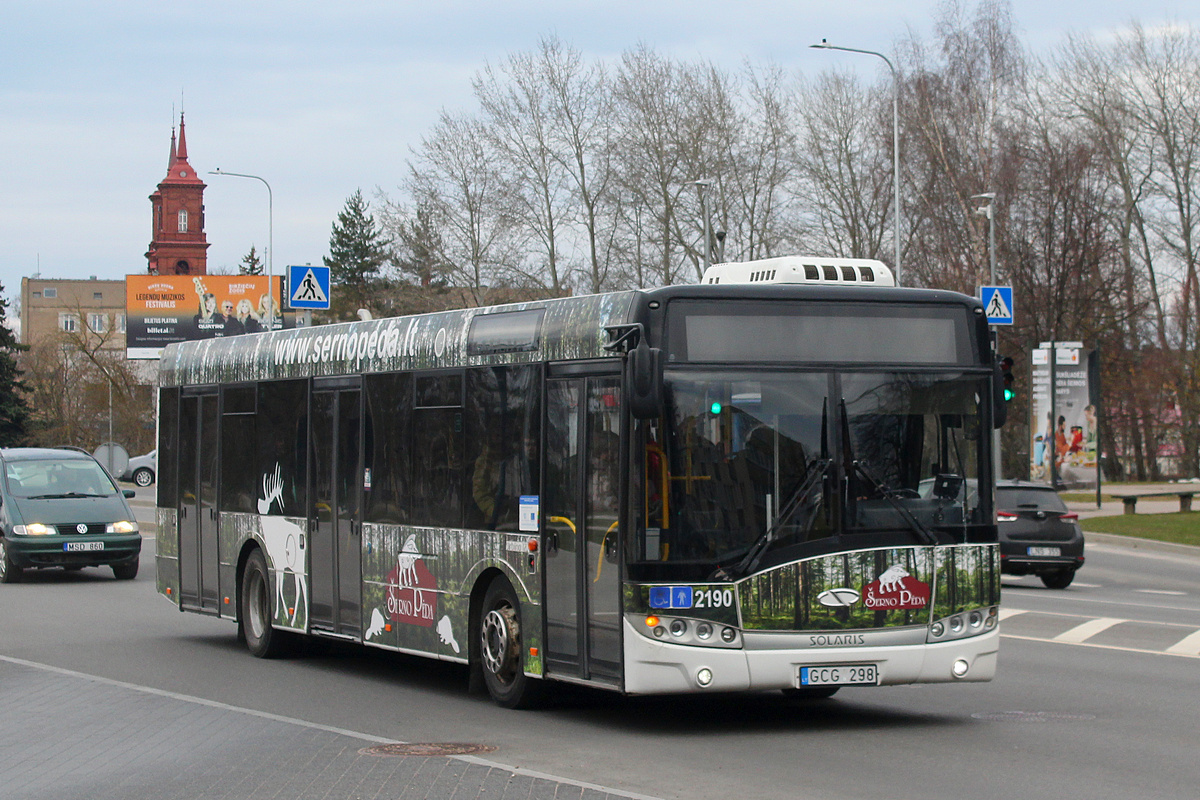 Литва, Solaris Urbino III 12 hybrid № 2190