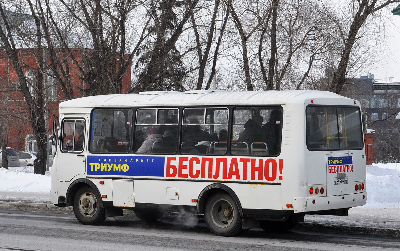 Омская область, ПАЗ-32054 № У 696 ЕН 55