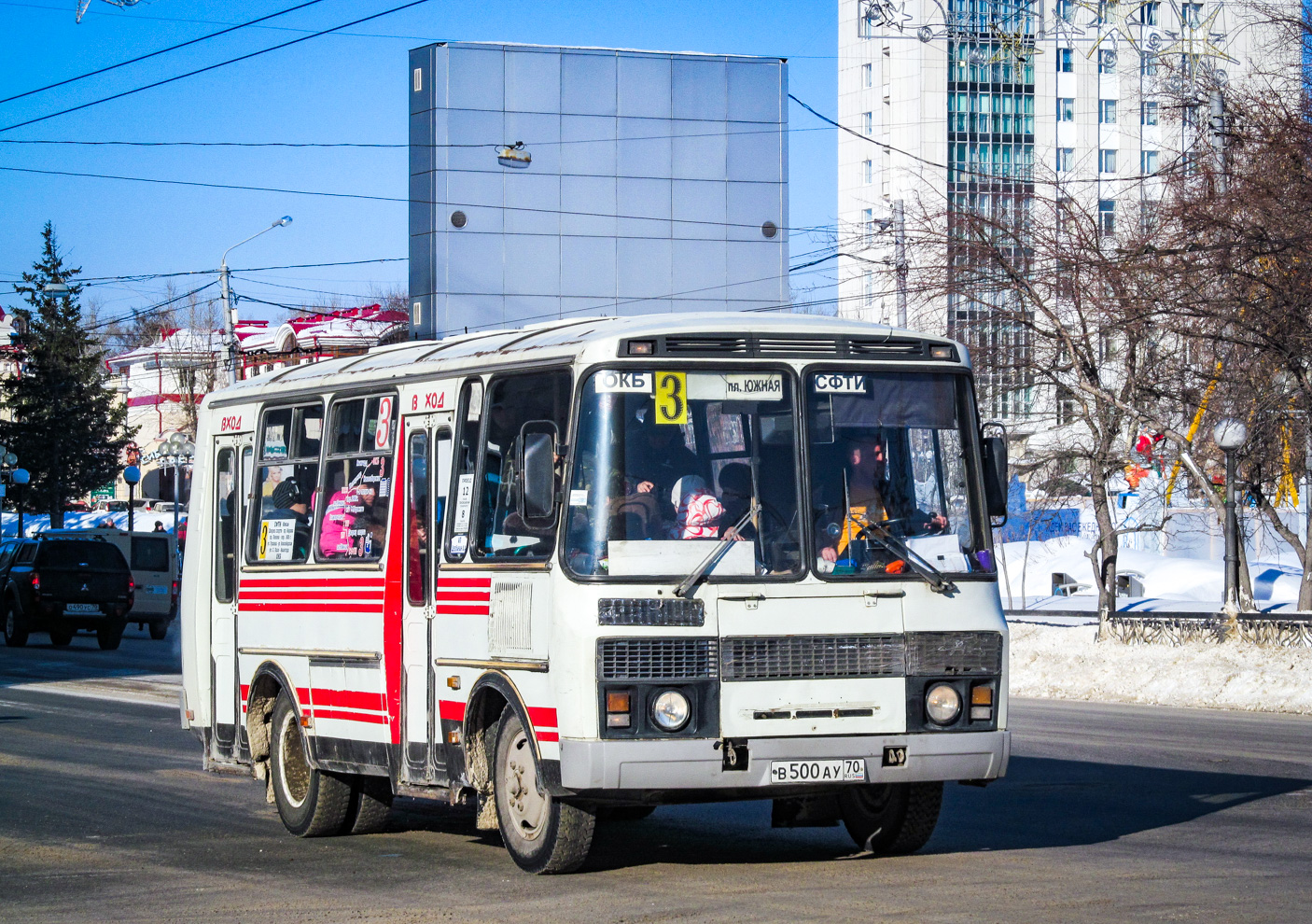 Томская область, ПАЗ-32051-110 № В 500 АУ 70