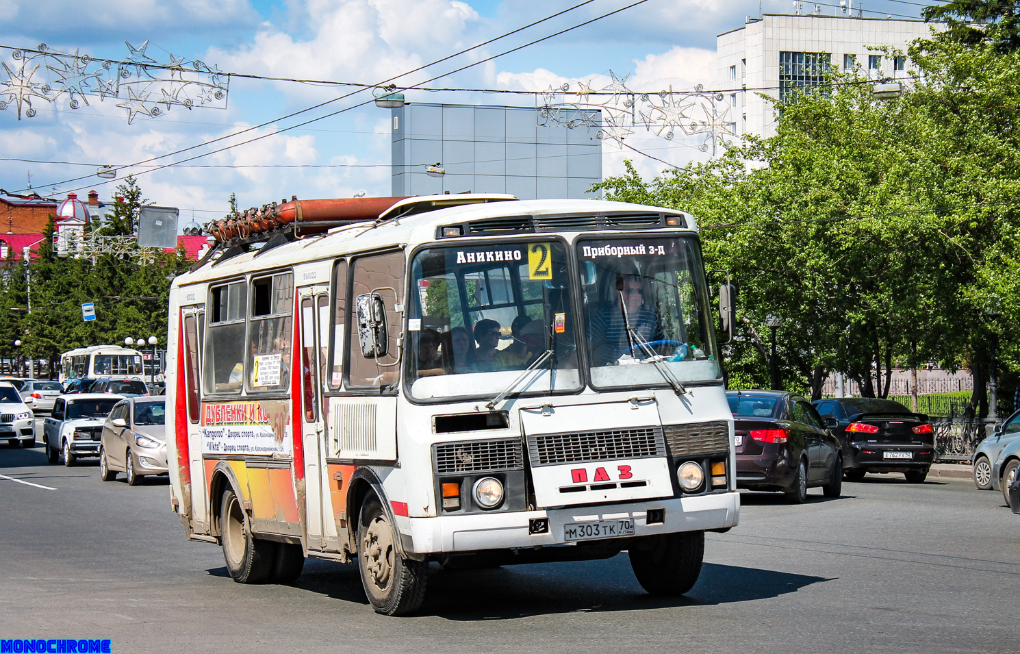 Tomsk region, PAZ-32054 # М 303 ТК 70