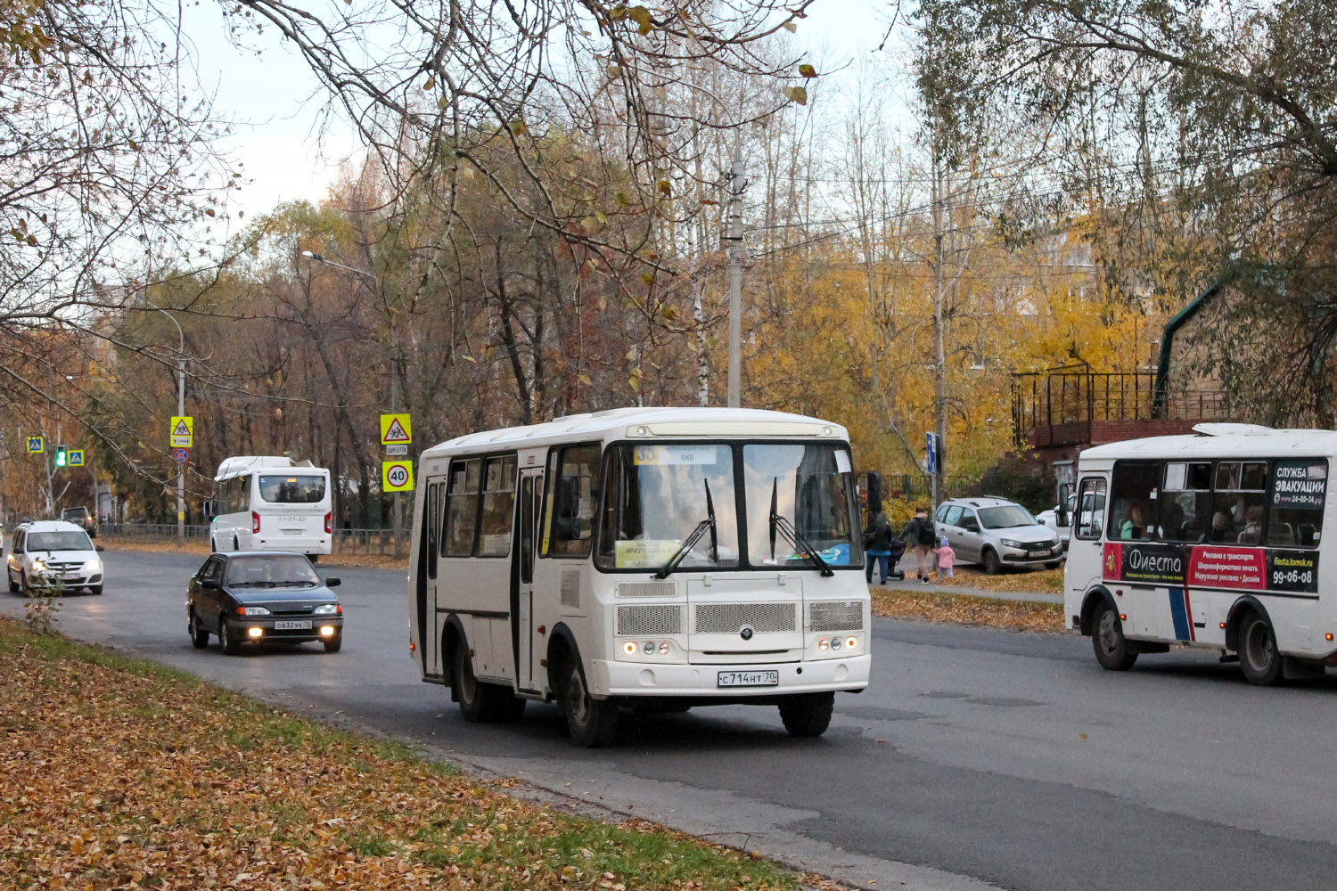 Томская область, ПАЗ-320435-14 "Vector Next" № Р 359 ЕЕ 70; Томская область, ПАЗ-320540-12 № С 714 НТ 70; Томская область, ПАЗ-32054 № К 720 ХА 70