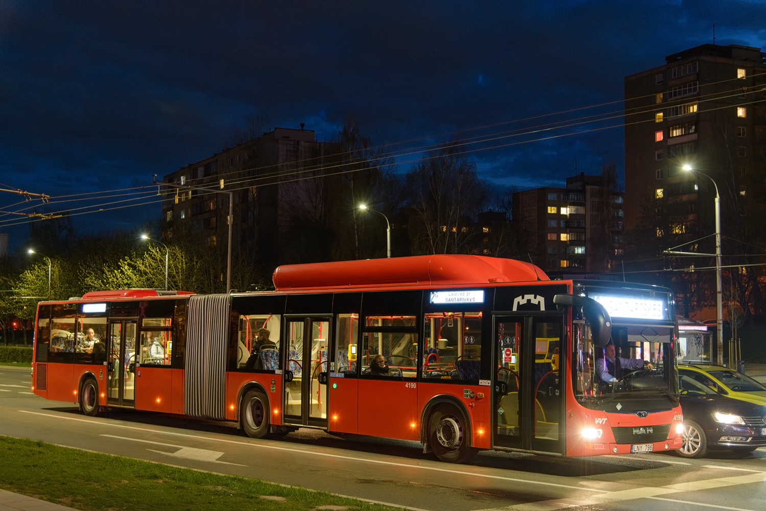 Литва, MAN A23 Lion's City G NG313 CNG № 4190