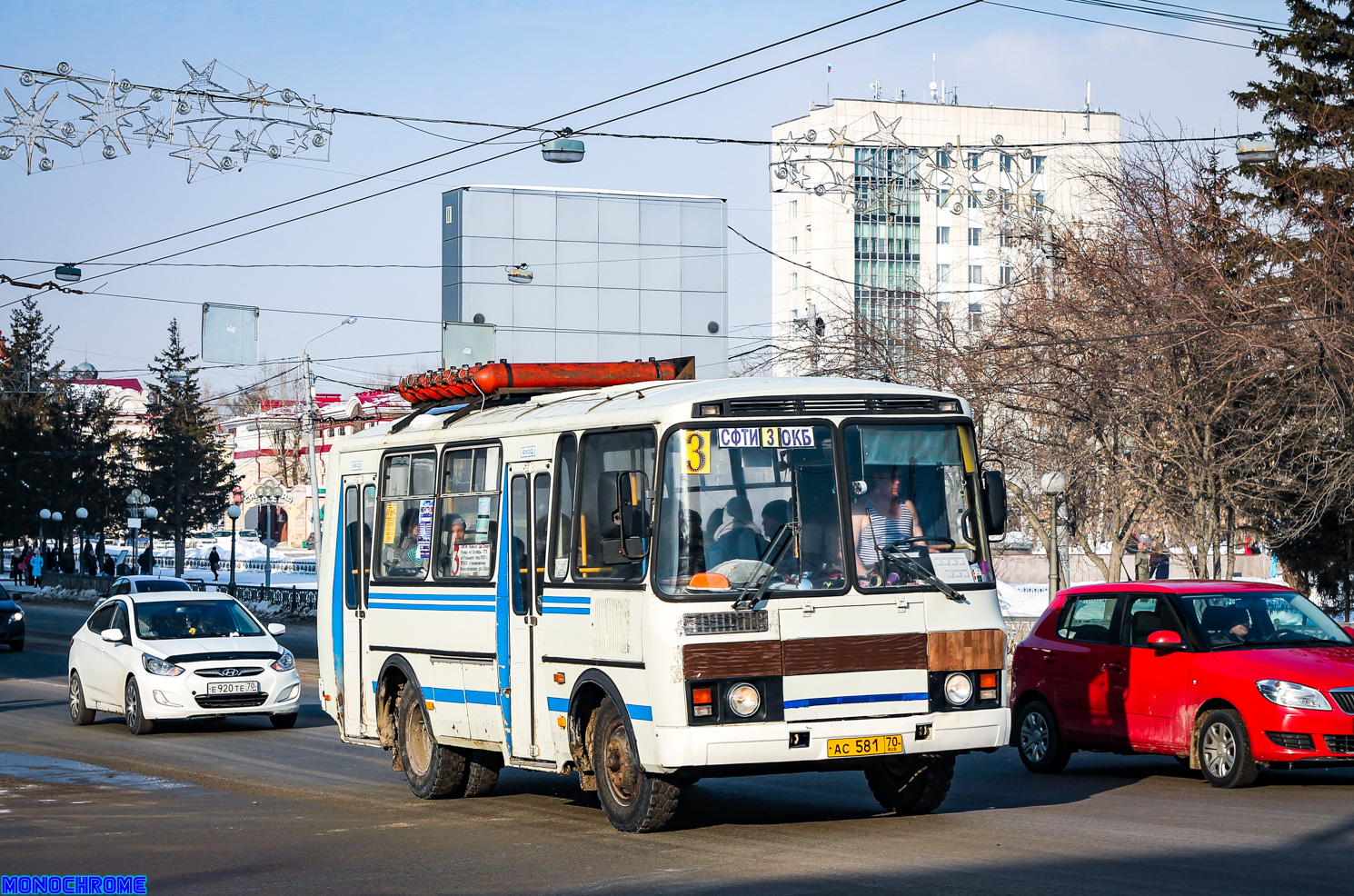 Томская область, ПАЗ-32054 № АС 581 70