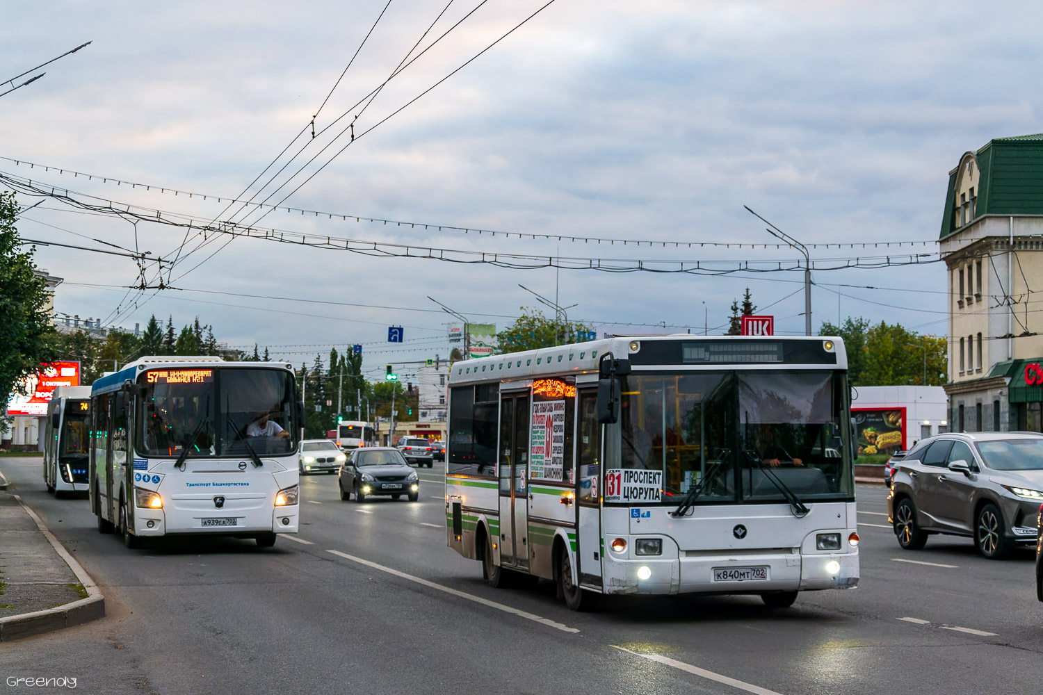 Башкортостан, ЛиАЗ-5293.65 № 6076; Башкортостан, ПАЗ-3237-03 № К 840 МТ 702