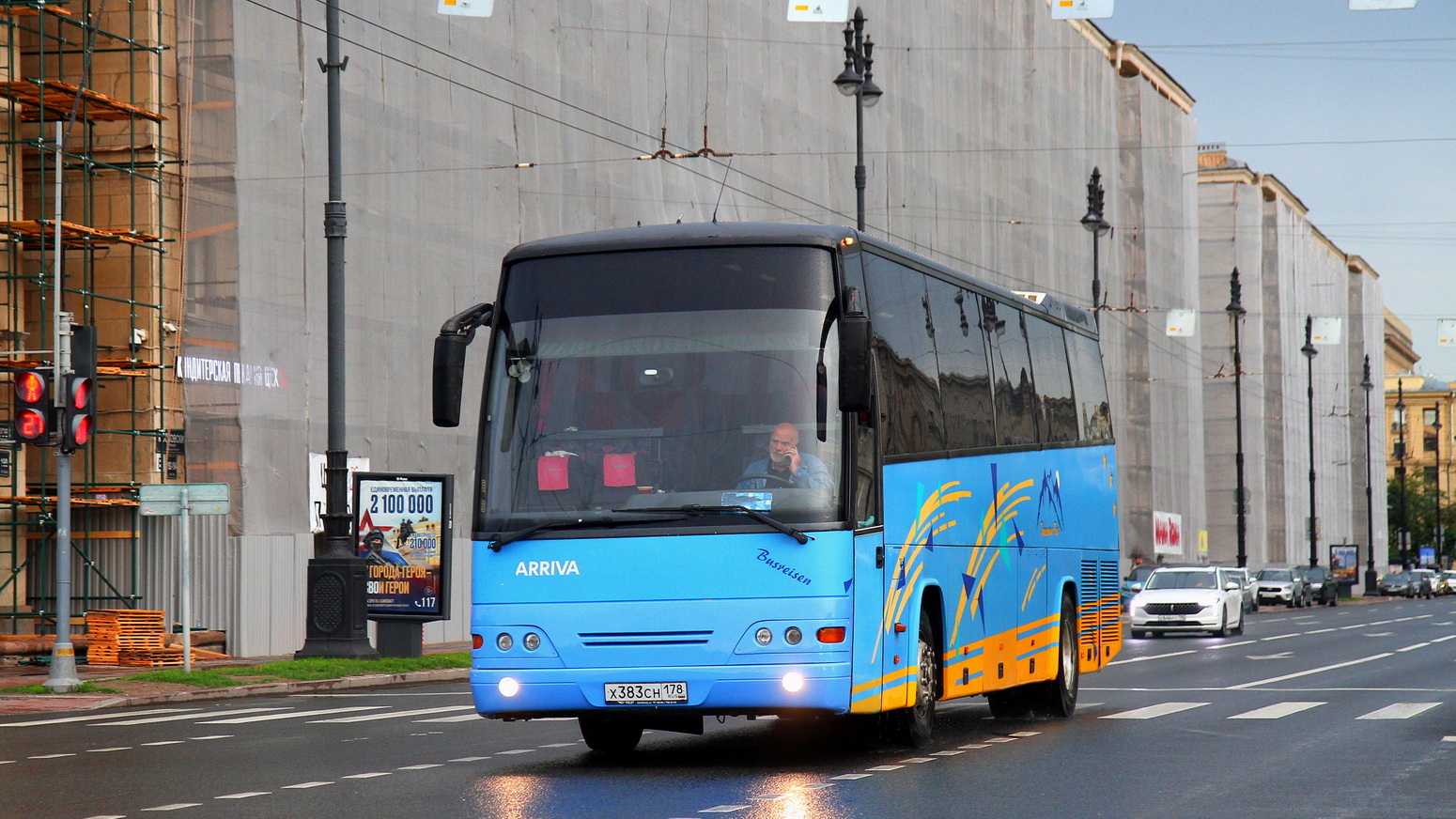 Санкт-Петербург, Drögmöller EuroComet (Volvo B12-600) № Х 383 СН 178