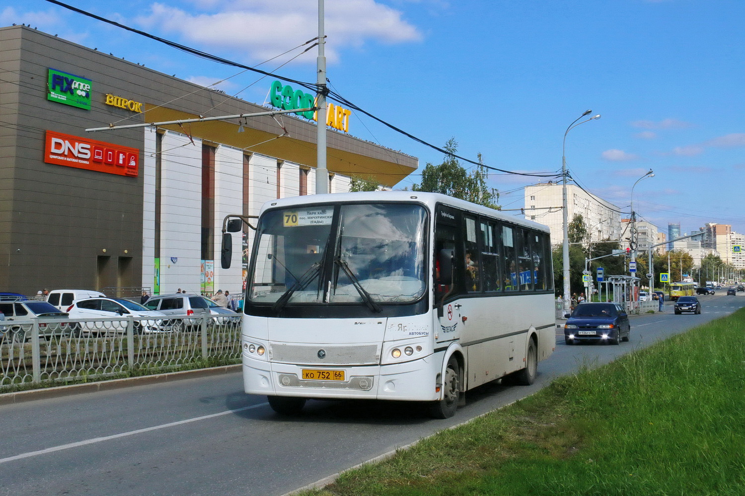 Свердловская область, ПАЗ-320412-04 "Вектор" № КО 752 66