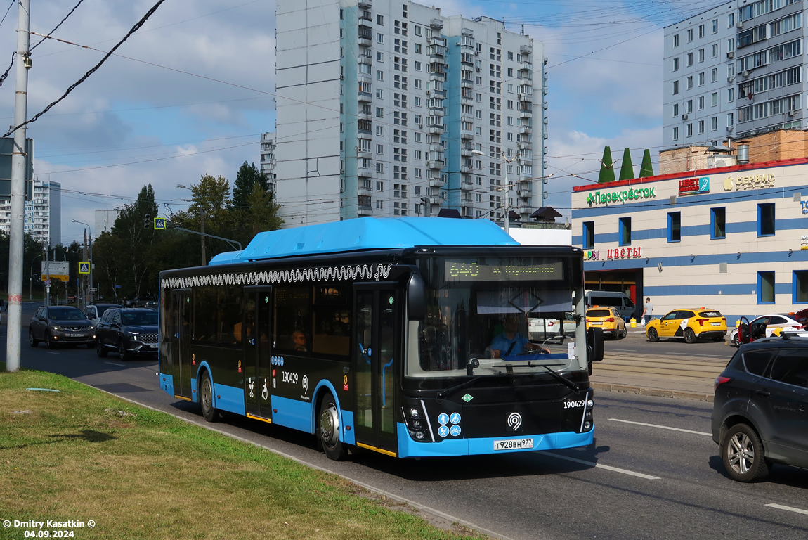 Москва, ЛиАЗ-5292.67 (CNG) № 190429