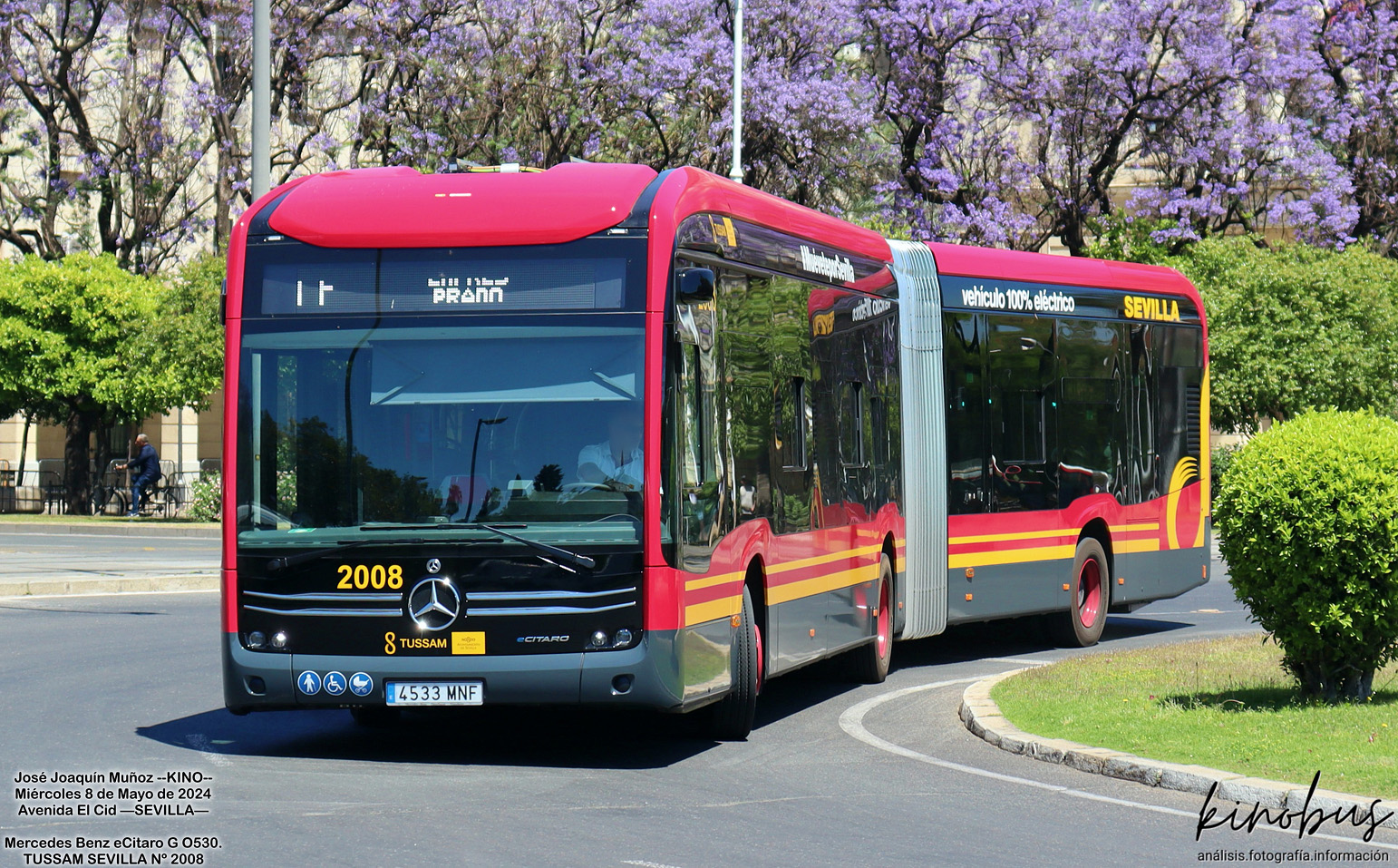 Испания, Mercedes-Benz eCitaro G № 2008
