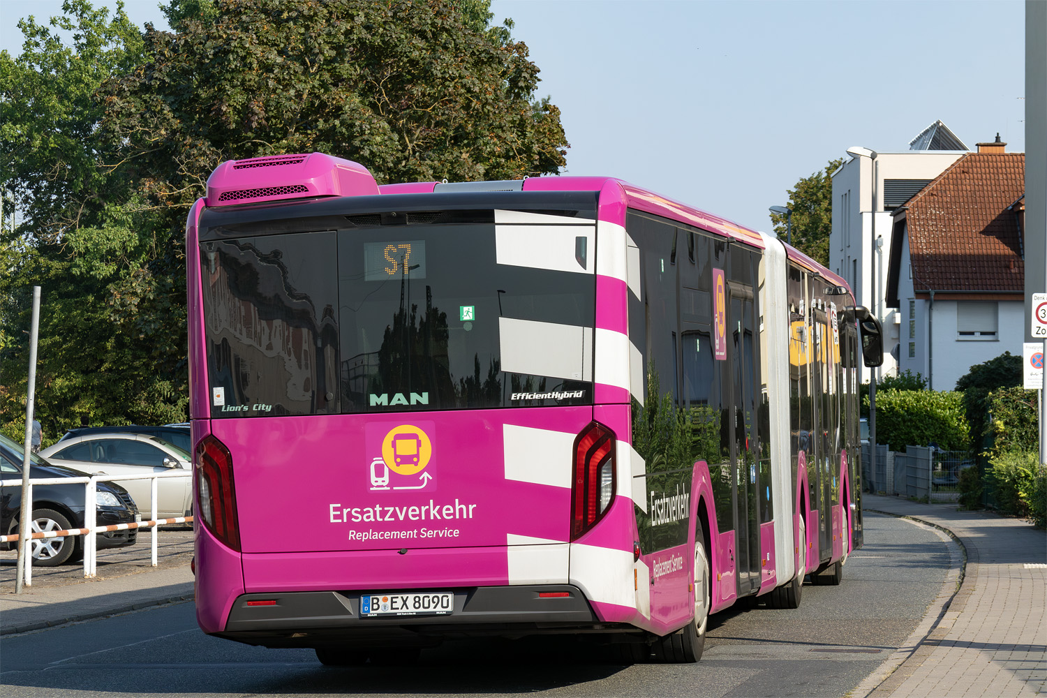 Бранденбург, MAN 18C Lion's City 18 NG360 EfficientHybrid № 809; Гессен — SEV · Riedbahn · Frankfurt am Main <> Mannheim · 15.07.2024 — 14.12.2024