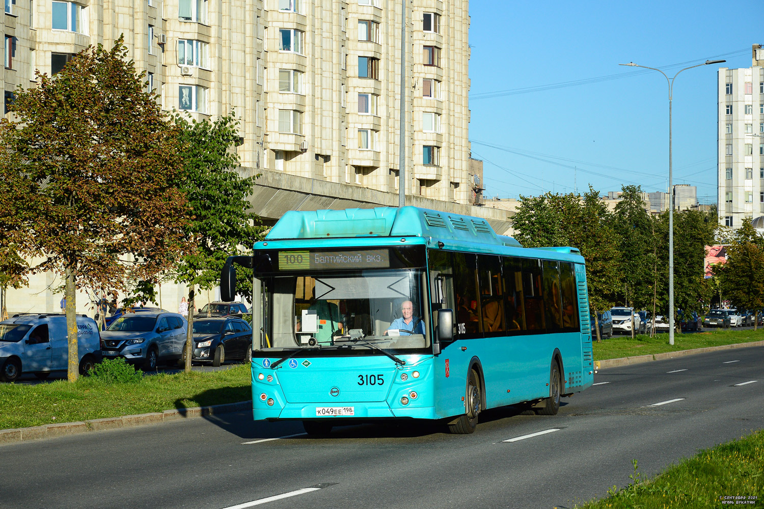 Санкт-Петербург, ЛиАЗ-5292.67 (CNG) № 3105