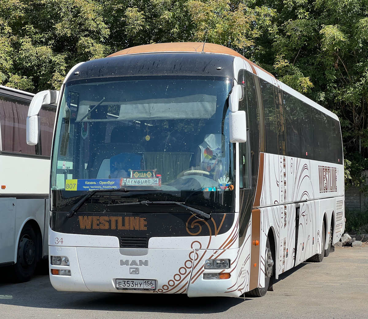 Оренбургская область, MAN R08 Lion's Coach L / Top Coach № Е 353 НУ 156