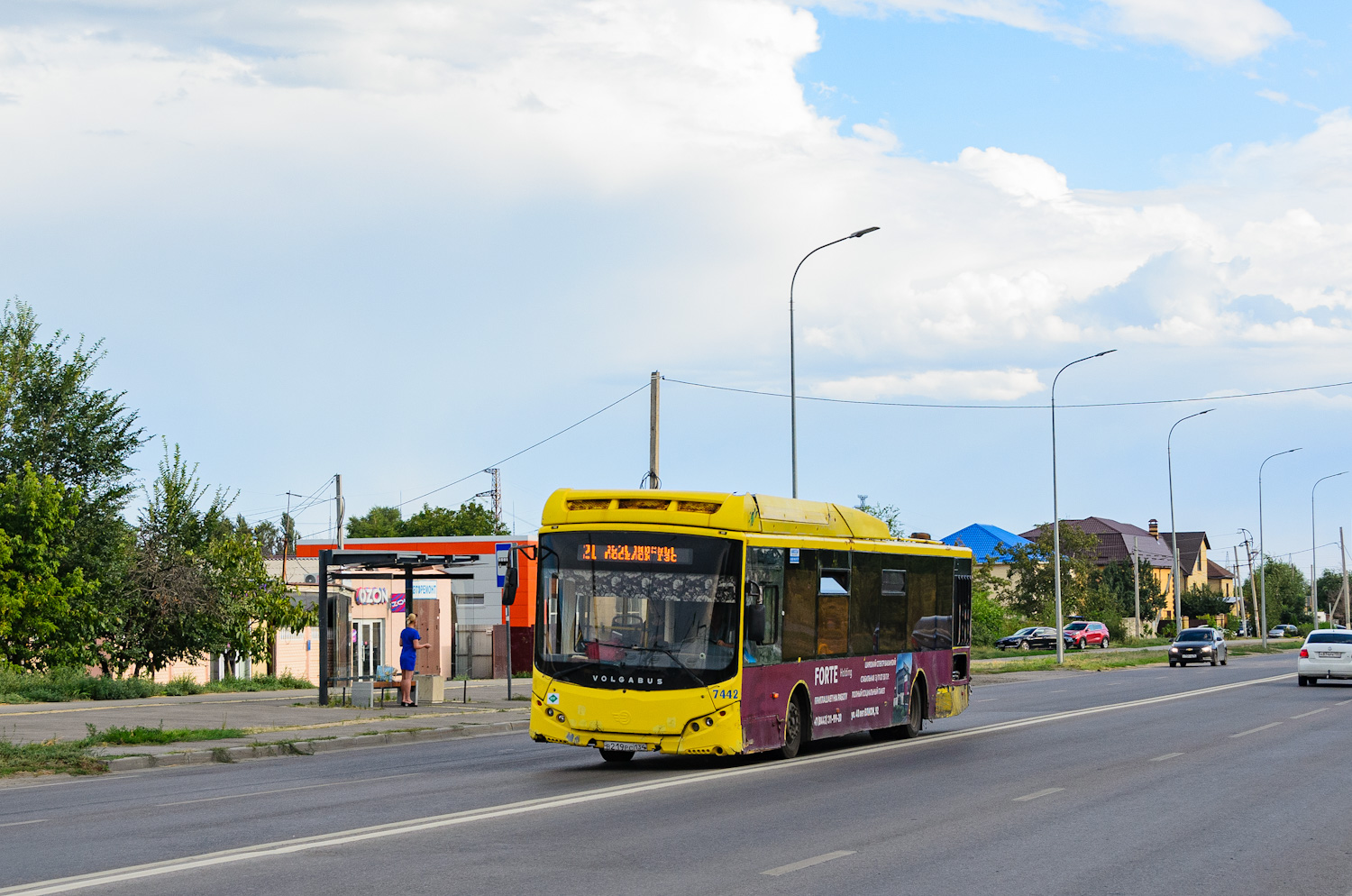 Волгоградская область, Volgabus-5270.G2 (CNG) № 7442