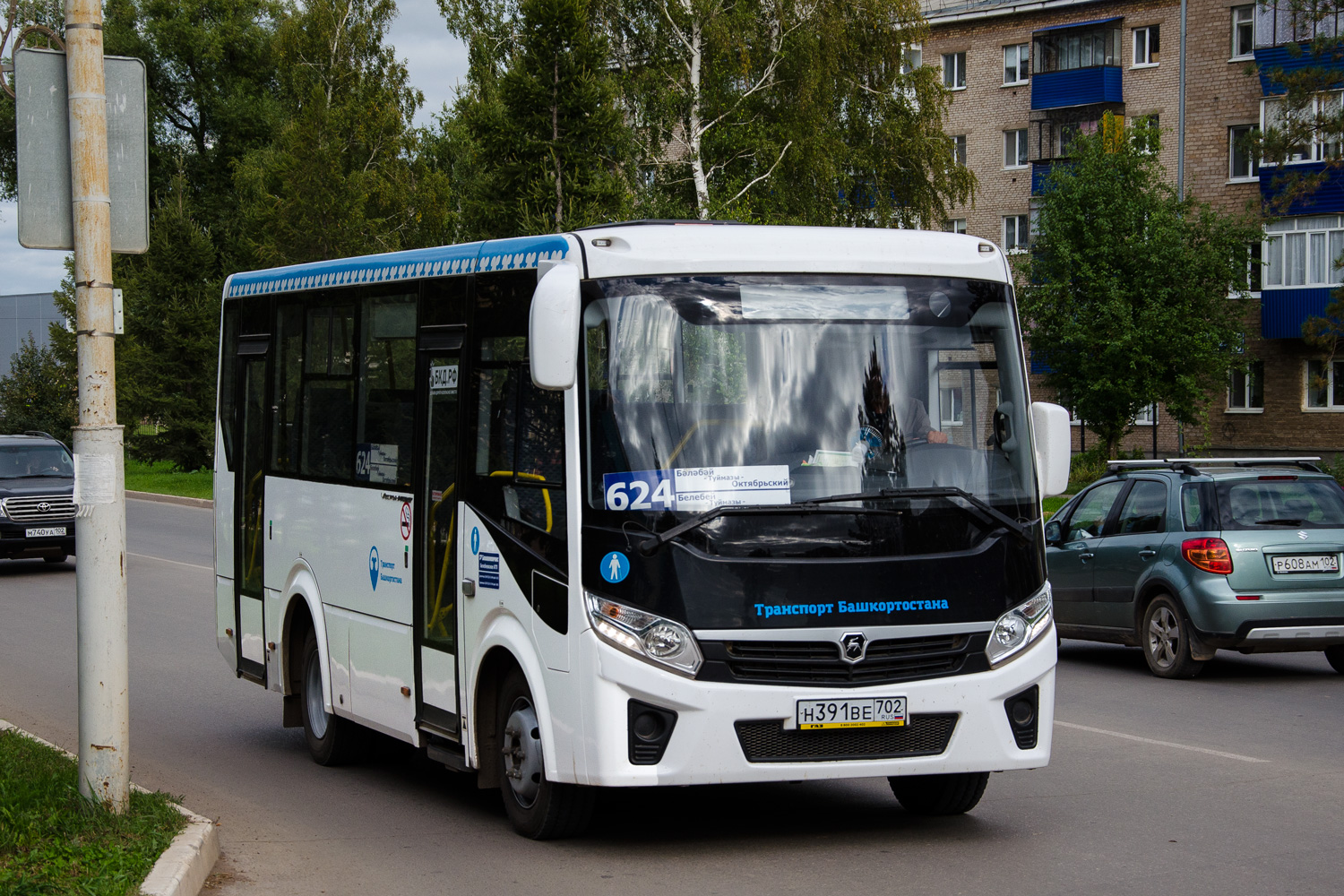 Башкортостан, ПАЗ-320405-04 "Vector Next" № Н 391 ВЕ 702