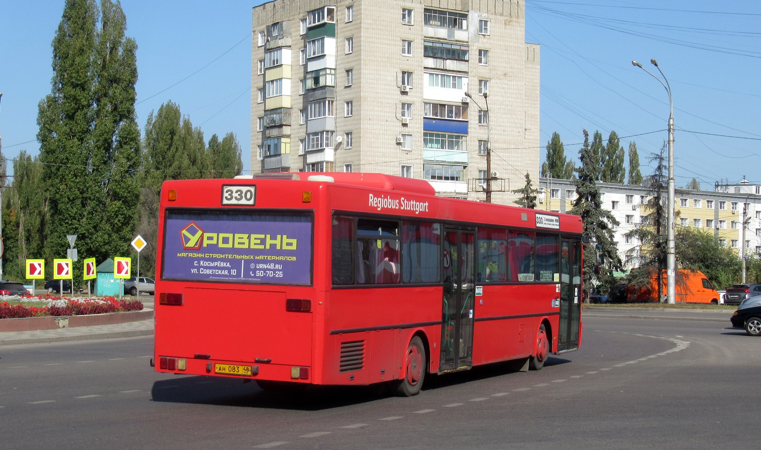 Lipetsk region, Mercedes-Benz O405 # АН 083 48