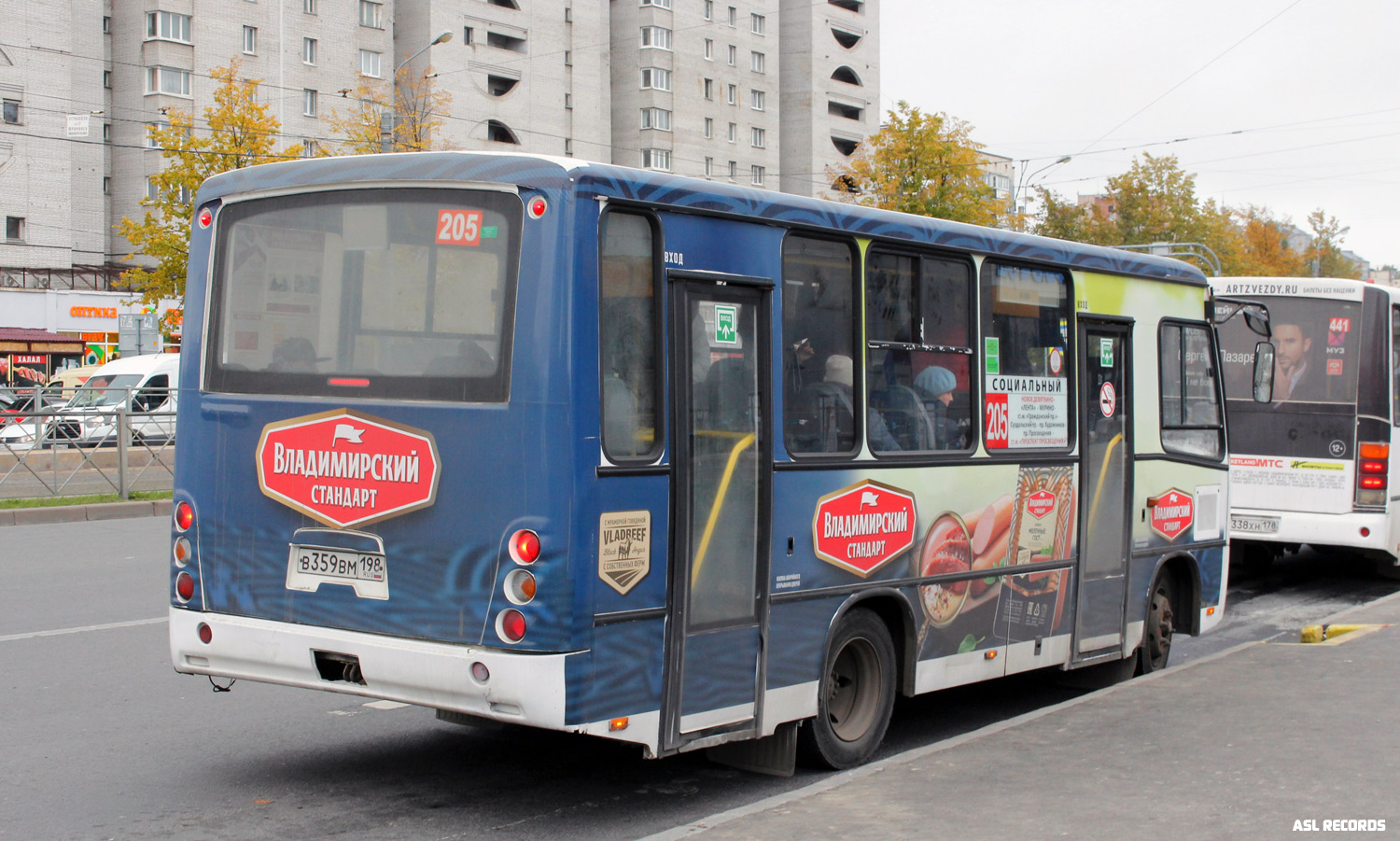 Санкт-Петербург, ПАЗ-320402-05 "Вектор" № В 359 ВМ 198