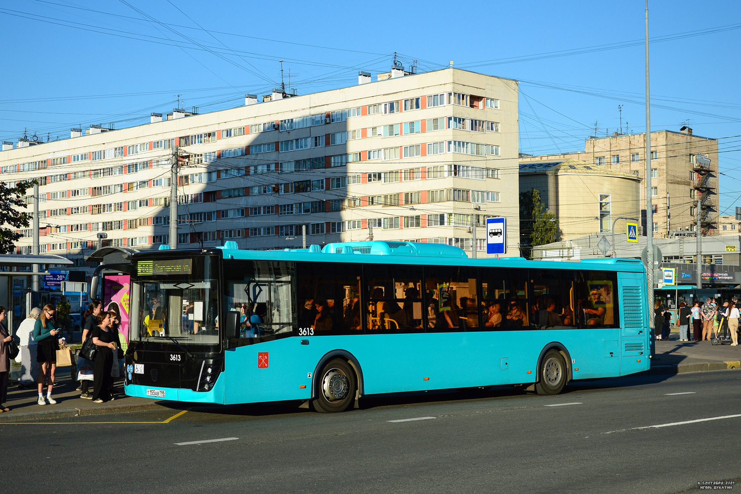 Санкт-Петербург, ЛиАЗ-5292.65 № 3613