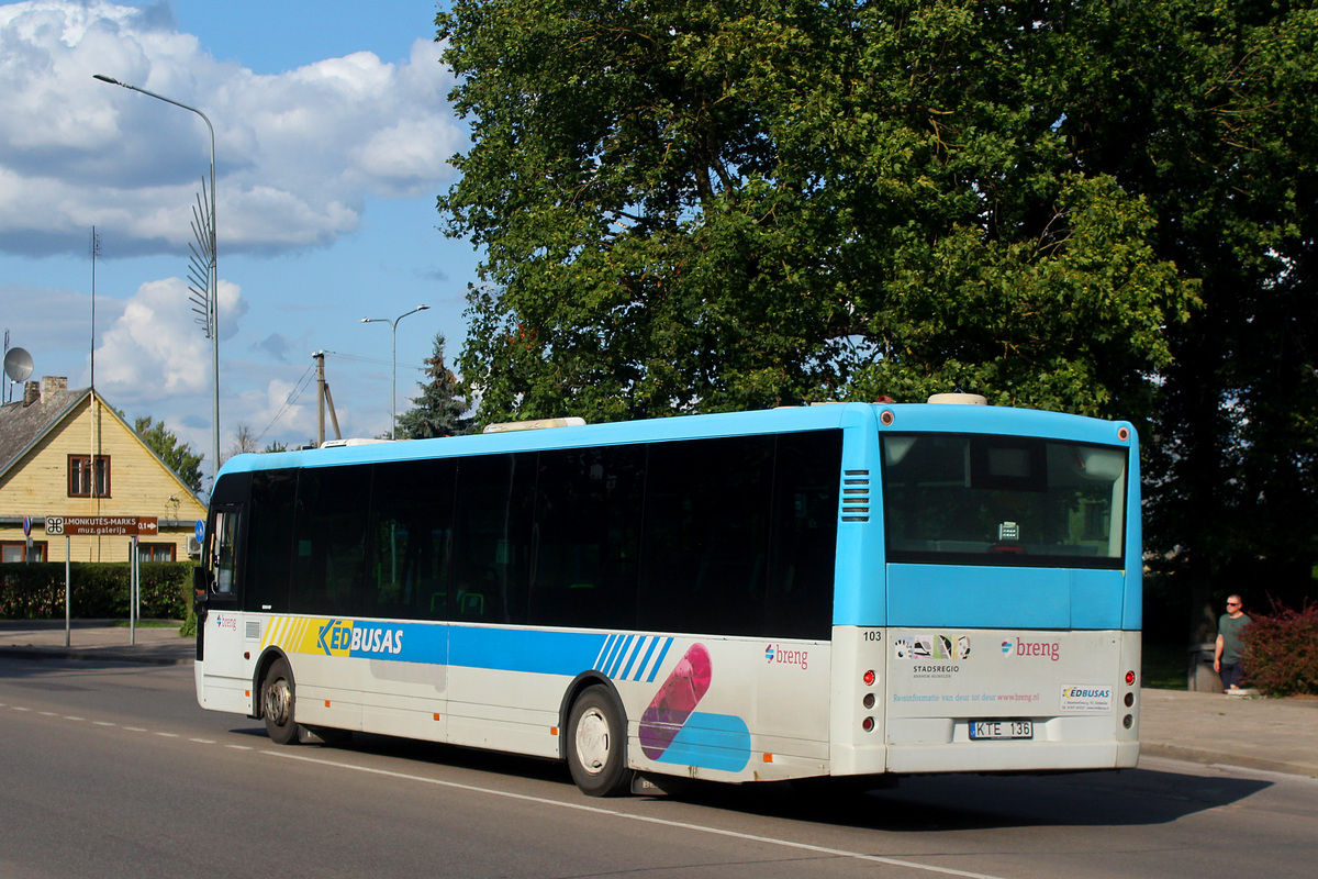 Литва, VDL Berkhof Ambassador 200 № 103