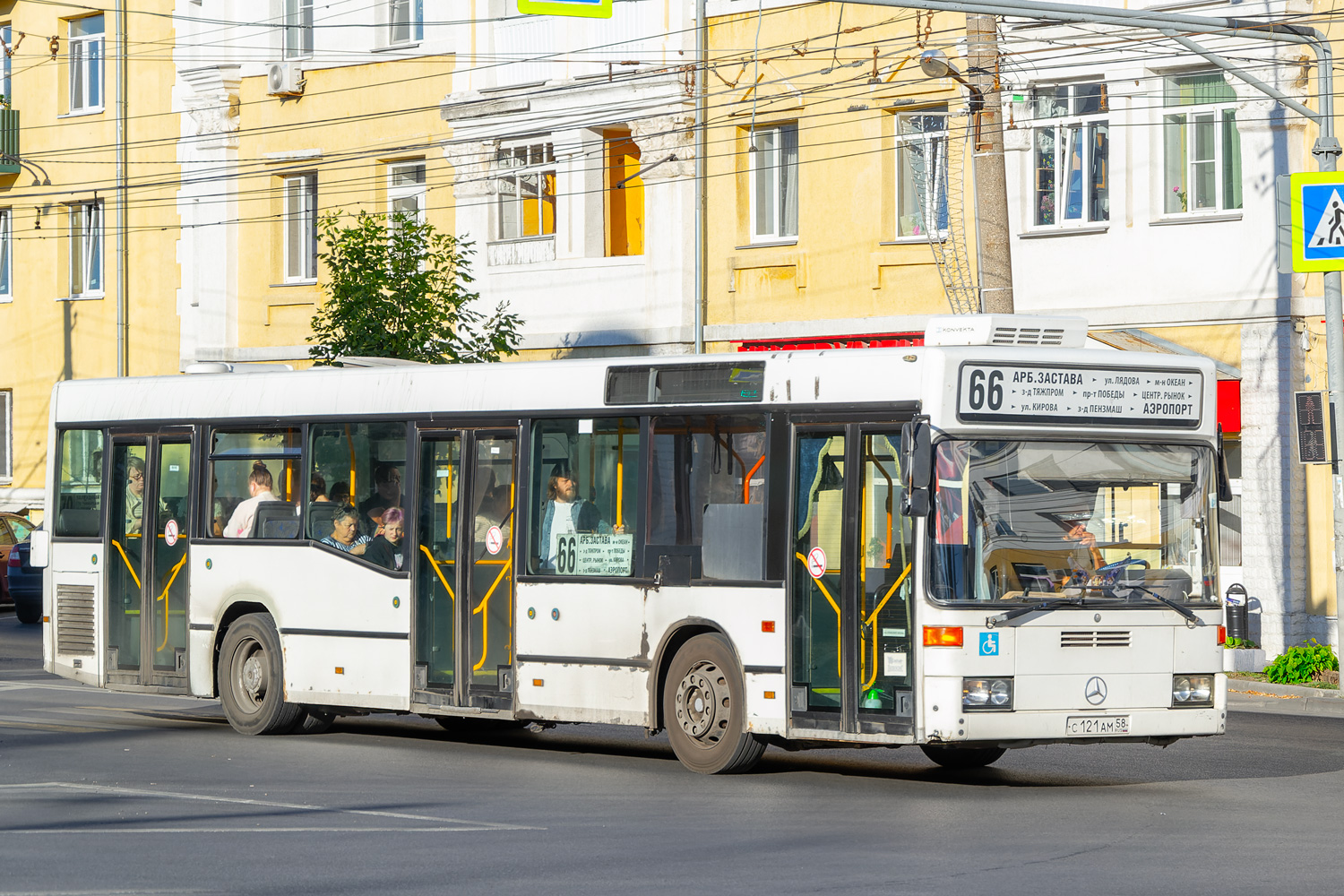 Penza region, Mercedes-Benz O405N2 (SAM) č. С 121 АМ 58