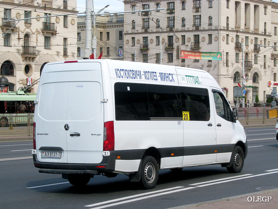 Минск, Mercedes-Benz Sprinter W907 314CDI № АХ 8131-7
