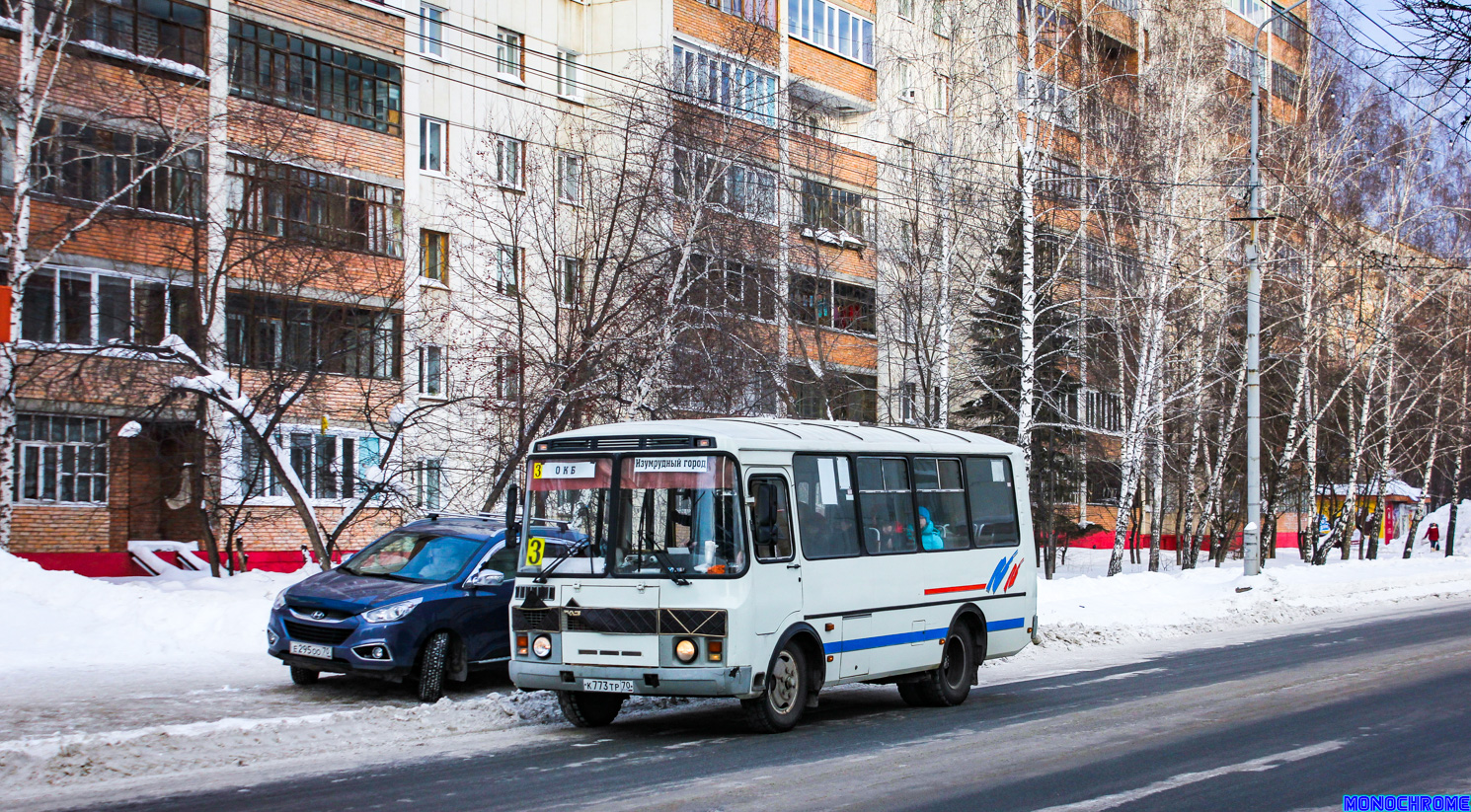 Томская область, ПАЗ-32054 № К 773 ТР 70