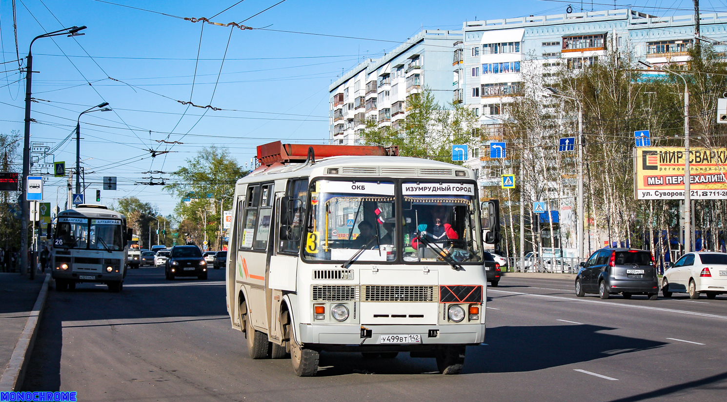 Томская область, ПАЗ-32054 № У 499 ВТ 142