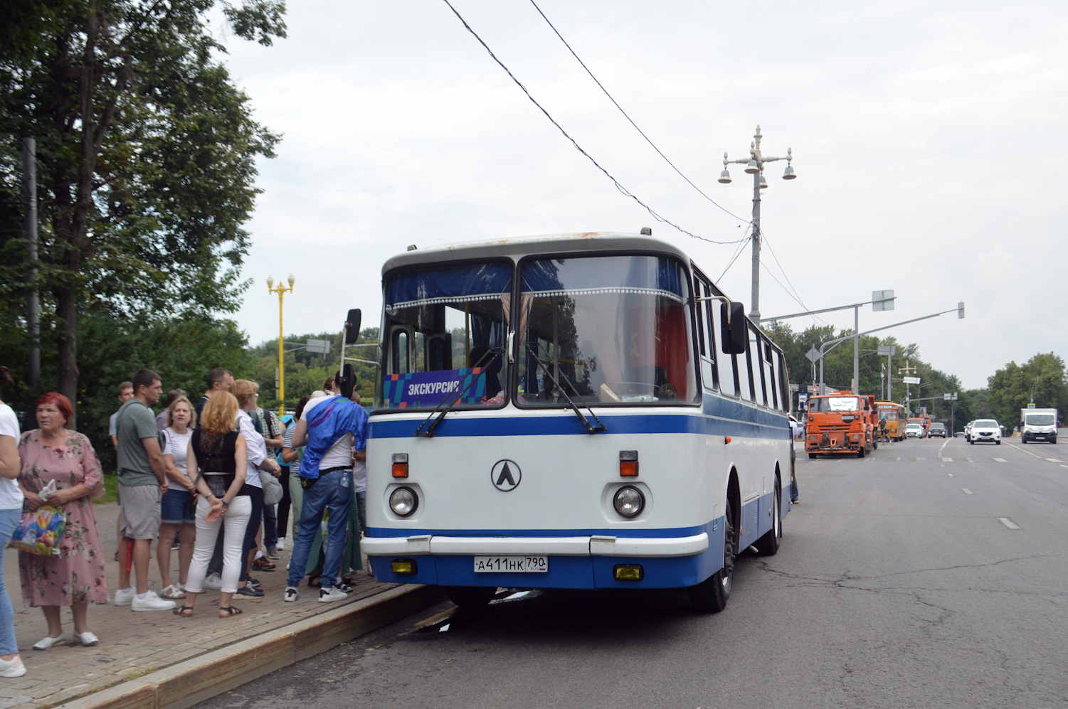 Московская область, ЛАЗ-695Т № А 411 НК 790