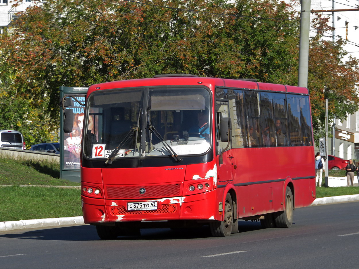 Кировская область, ПАЗ-320414-04 "Вектор" № С 375 ТО 43