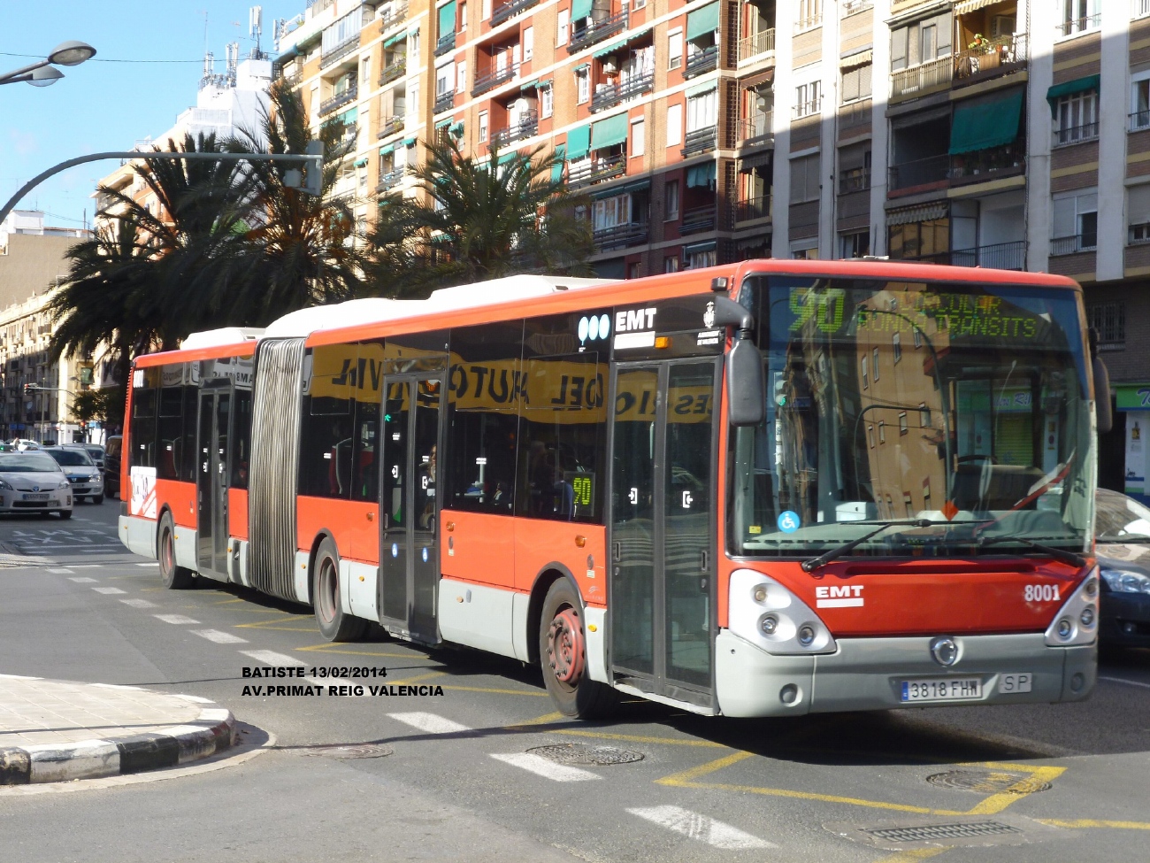 Испания, Irisbus Citelis 18M (Hispano) № 8001