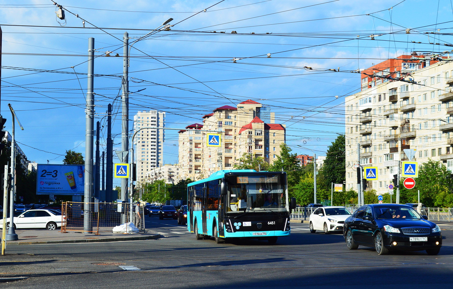 Санкт-Петербург, ЛиАЗ-5292.65 № 6451