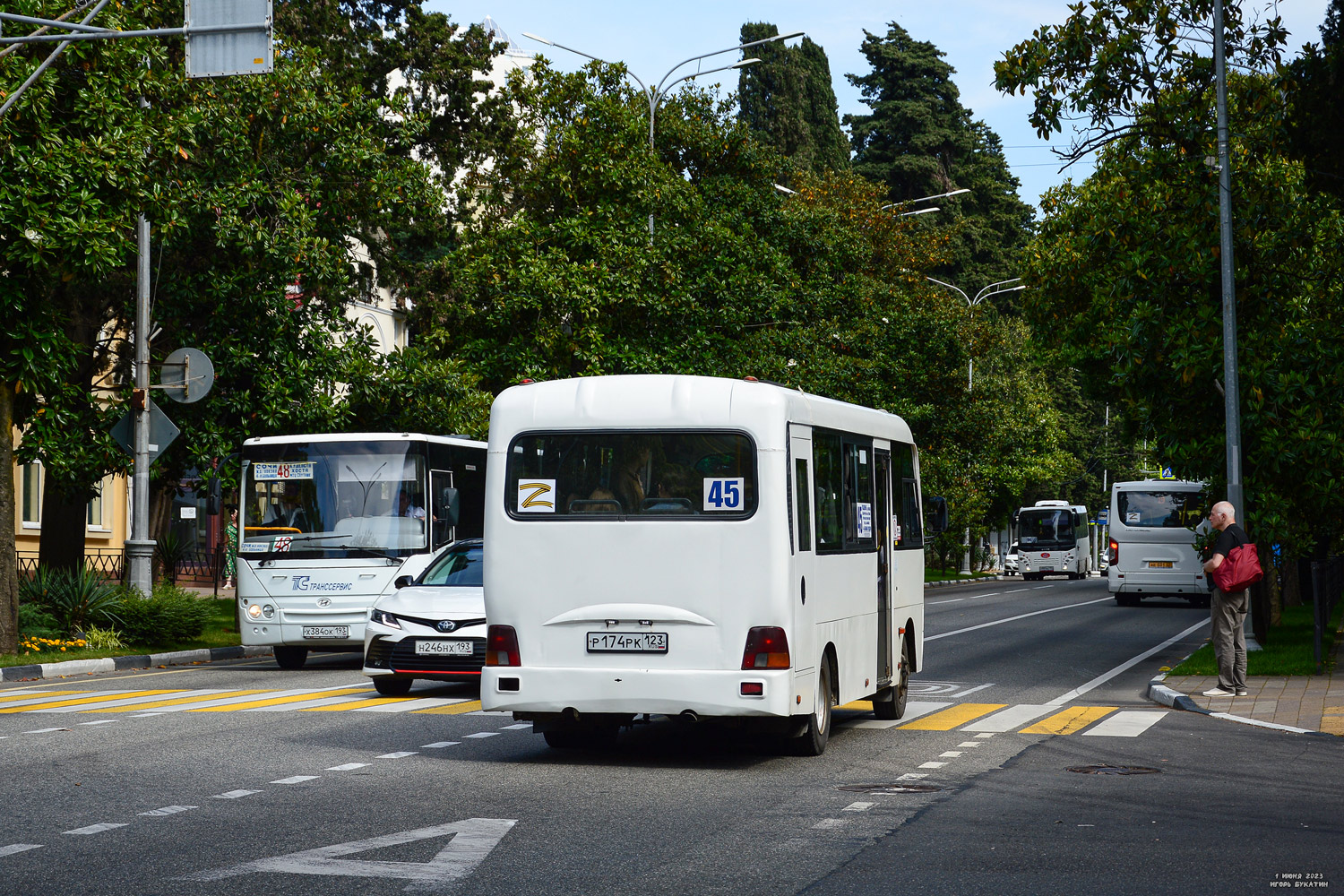 Краснодарский край, Hyundai County LWB C09 (ТагАЗ) № Р 174 РК 123