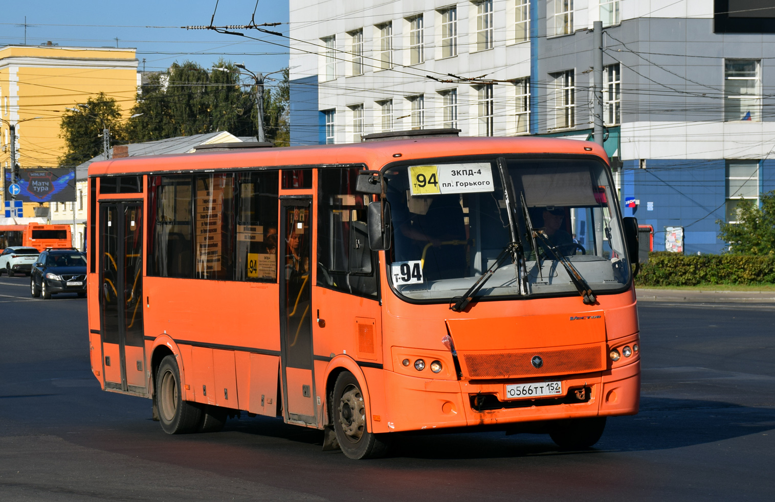 Нижегородская область, ПАЗ-320414-04 "Вектор" № О 566 ТТ 152